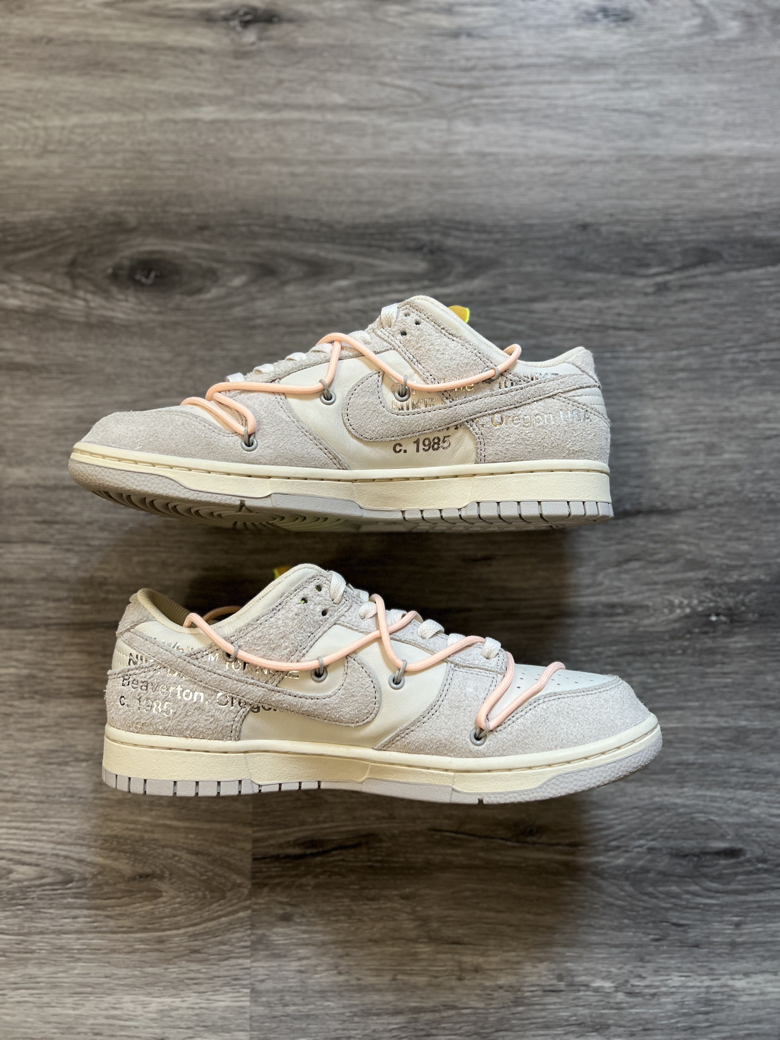 Nike Nike Dunk Low Off-White Lot 12 Size US 9.5 / EU 42-43 - 2 Thumbnail