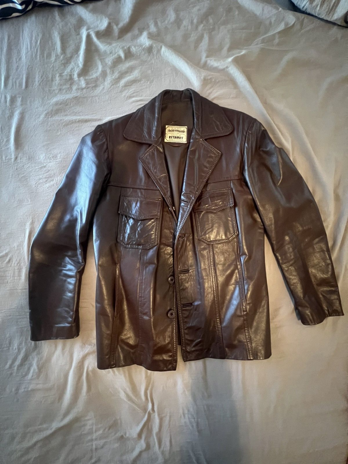 Genuine Leather Genuine Leather Vintage Jacket Size US M / EU 48-50 / 2 - 6 Thumbnail