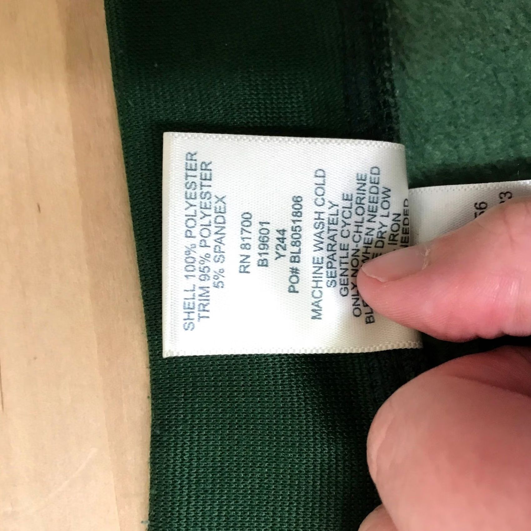 Blair Blair Green Fleece Jacket Womens 3XL Snap Front Dogs Pine Trees Cardigan Coat Winter Fall Casual Plus Size Green Size XXL / US 16-18 / IT 52-54 - 8 Thumbnail