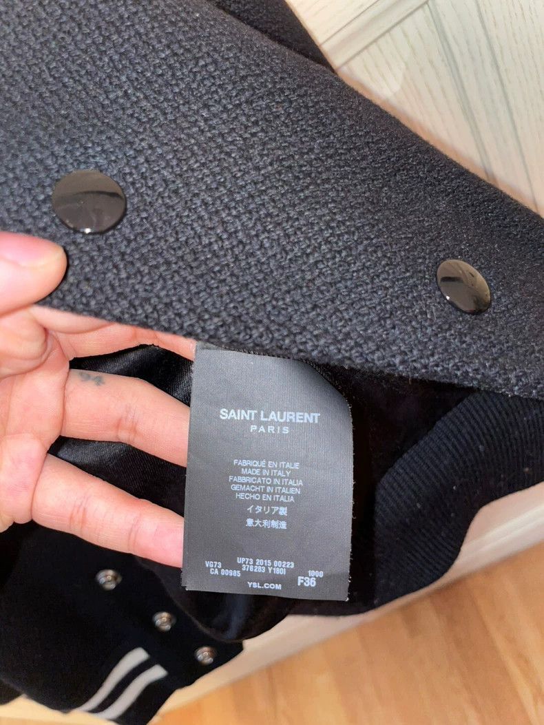 Saint Laurent Paris saint laurent baseball jacket women's size 36-2507 Size US S / EU 44-46 / 1 - 5 Thumbnail