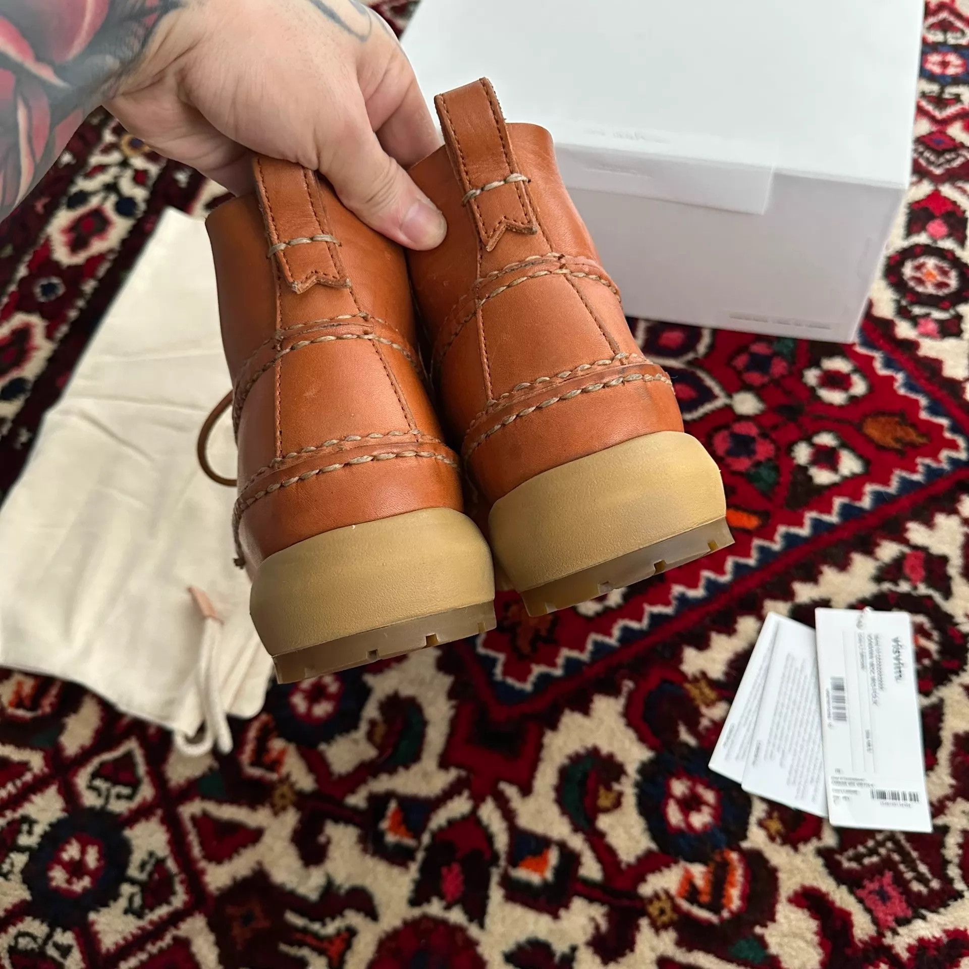 Visvim visvim 22aw kanawa moc mid-folk boots 9.5 Size US 9.5 / EU 42-43 - 8 Thumbnail