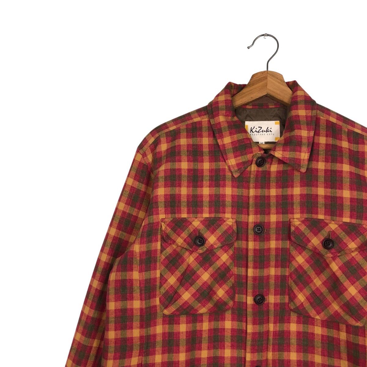Japanese Brand 📌Vintage Zipper Chore Jacket Kizuku Kazutaka Kato Tartan Size US M / EU 48-50 / 2 - 8 Thumbnail