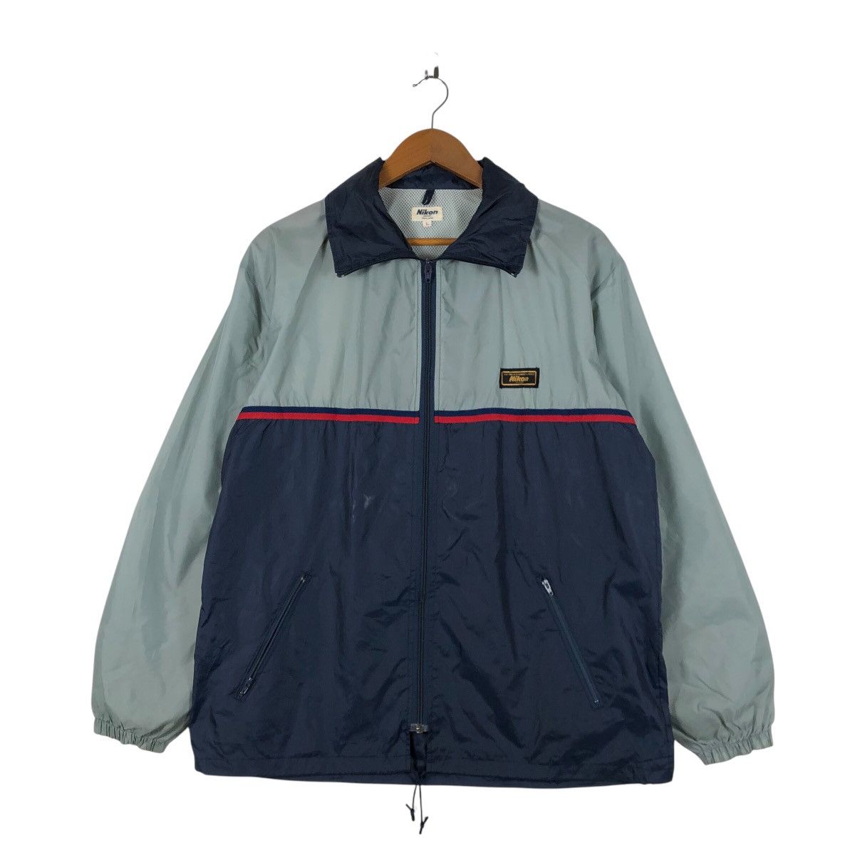 Japanese Brand × Nikon × Vintage Vintage NIKON The Professionals Choice Windbreaker Jacket Size US L / EU 52-54 / 3 - 1 Thumbnail
