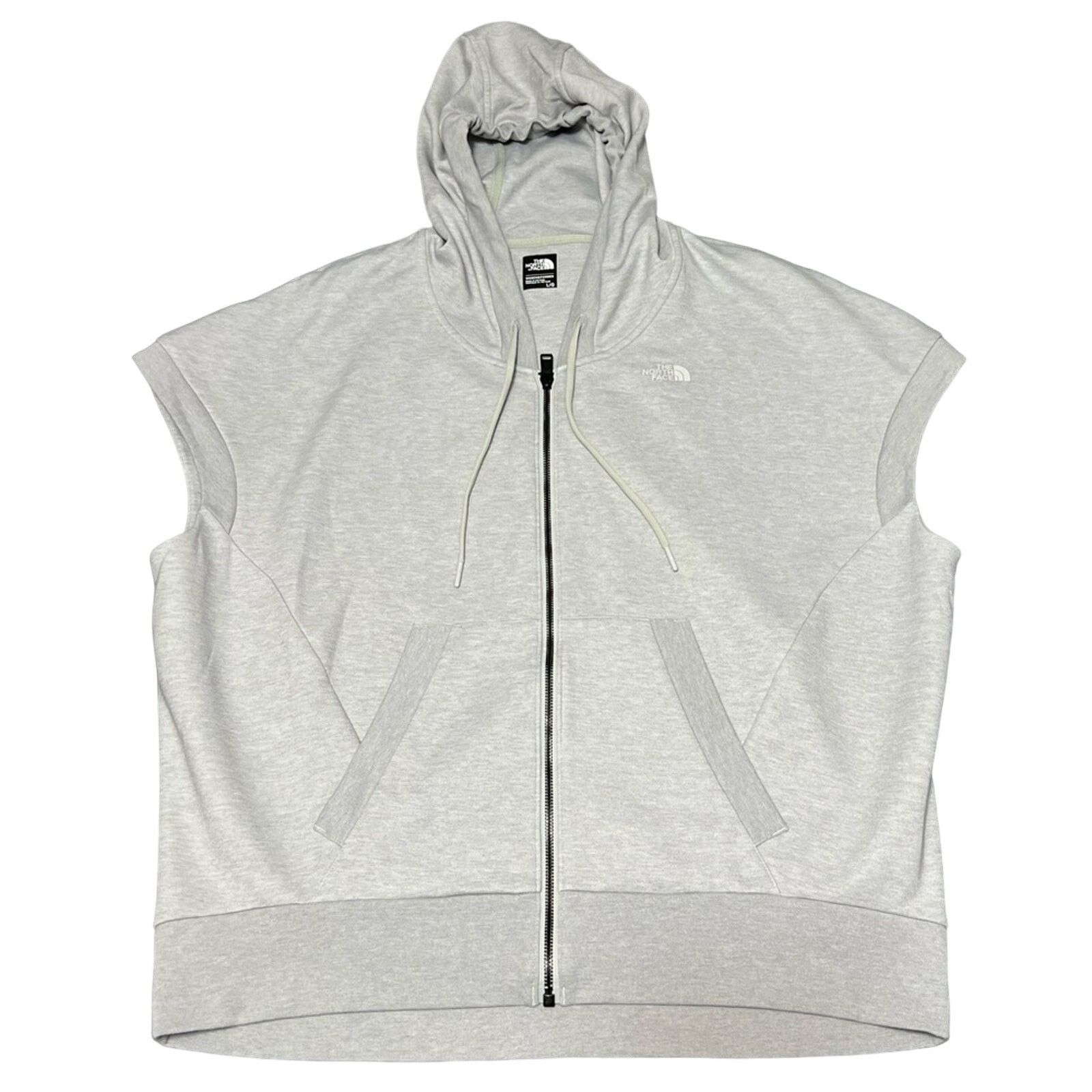 The North Face The North Face Sweater Heather Gray Hoodie Sleeveless ZIP Size US L / EU 52-54 / 3 - 1 Thumbnail