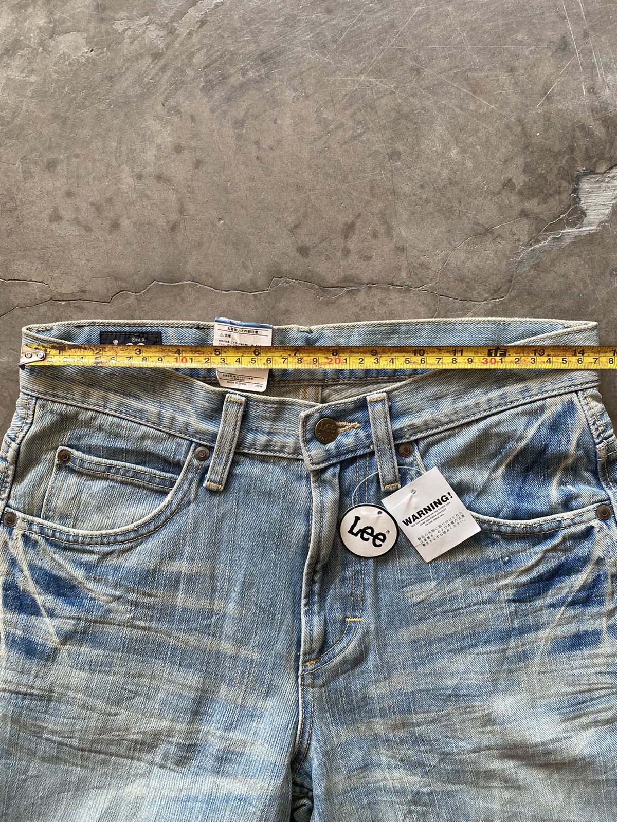 Lee × Vintage Flare Jeans Vintage Lee Riders Fade Distressed Boot Cut Size US 28 / EU 44 - 16 Thumbnail