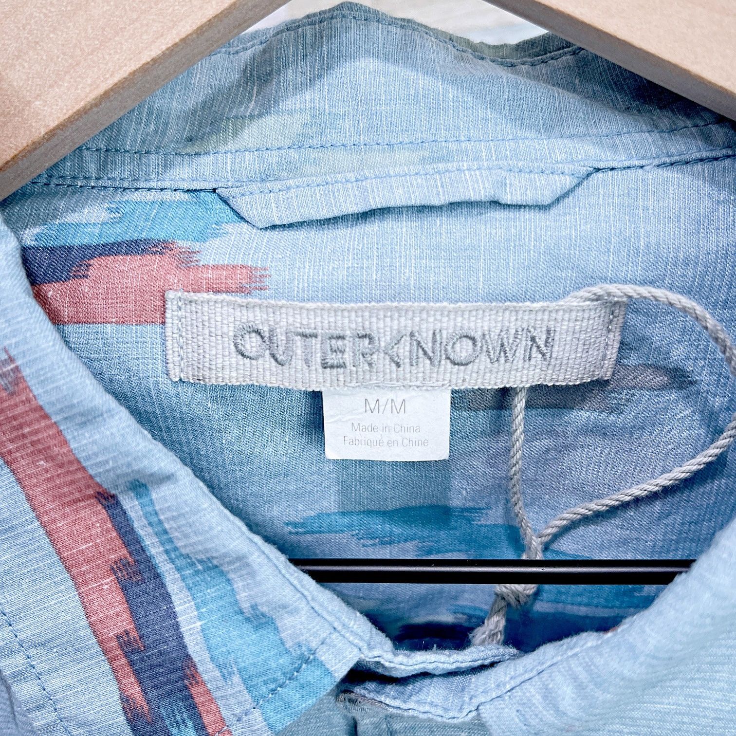 Outerknown OUTERKNOWN S/S Studio Shirt Organic Cotton Hemp Mens Medium Size US M / EU 48-50 / 2 - 5 Thumbnail