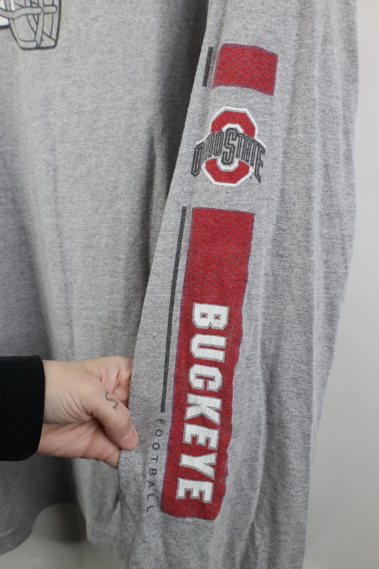 Vintage Vintage 90s Y2K Ohio State University Long Sleeve T-Shirt Size US XXL / EU 58 / 5 - 7 Thumbnail