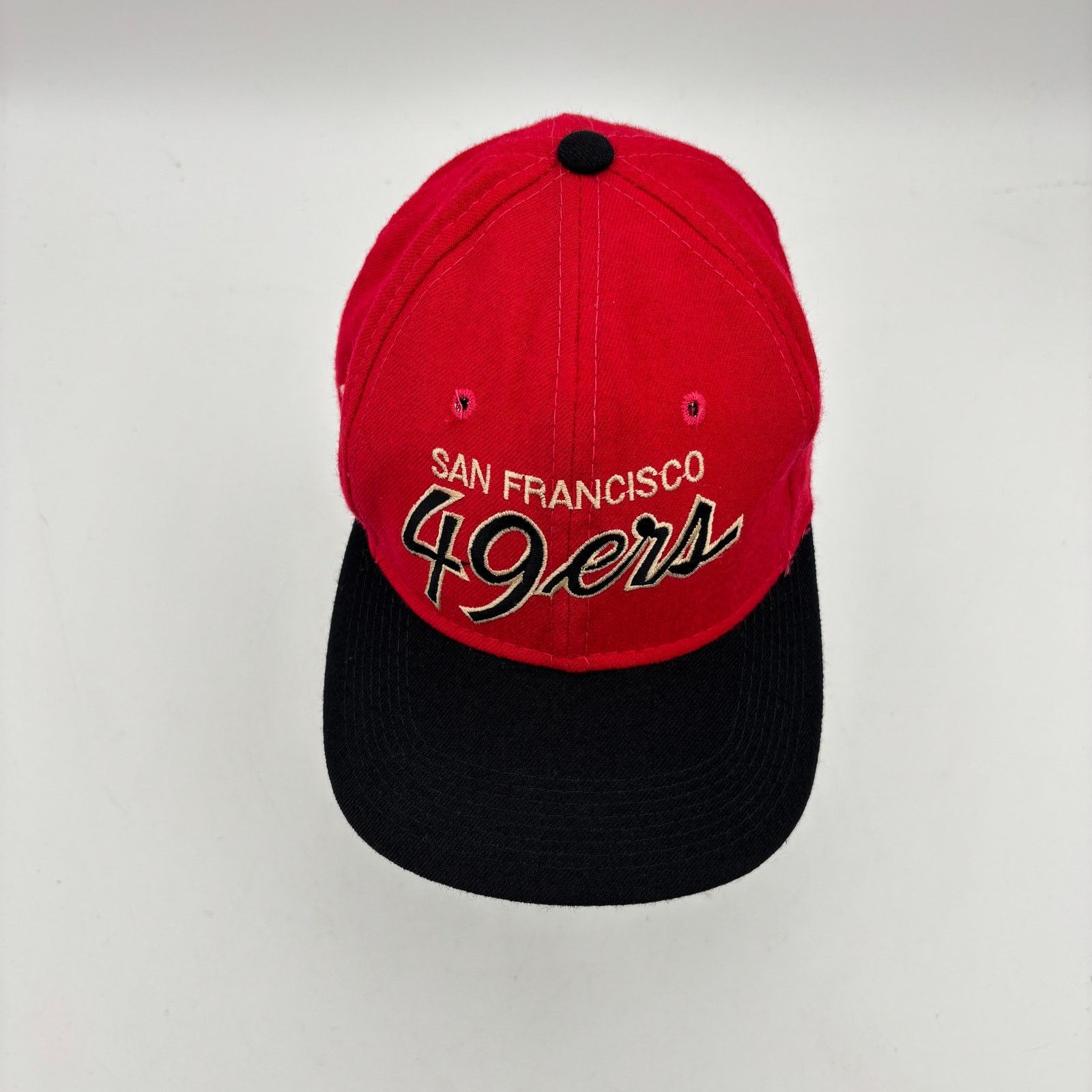 NFL × Sports Specialties × Vintage VTG Sports Specialties San Francisco 49ers Script Wool Hat 7 Size ONE SIZE - 6 Thumbnail