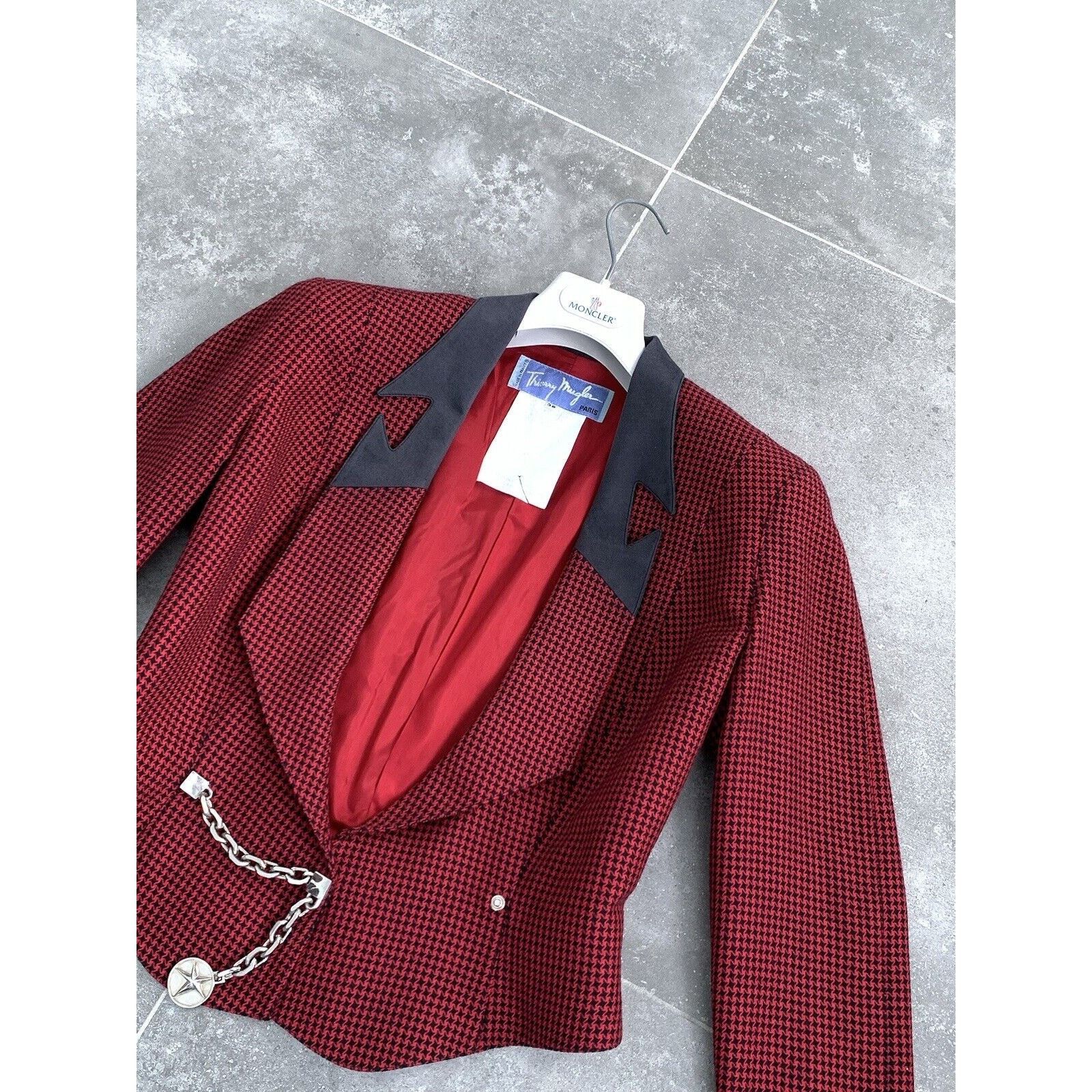Designer × Thierry Mugler Women's THIERRY MUGLER PARIS Blazer Jacket EU 38 UK 10 S M Size M / US 6-8 / IT 42-44 - 14 Thumbnail