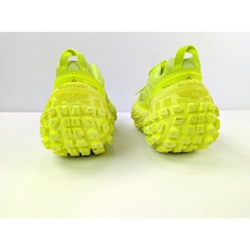 Balenciaga o1rshd1 Bouncer / Defender Sneaker in Fluo Yellow / Black Size US 11 / EU 44 - 6 Thumbnail
