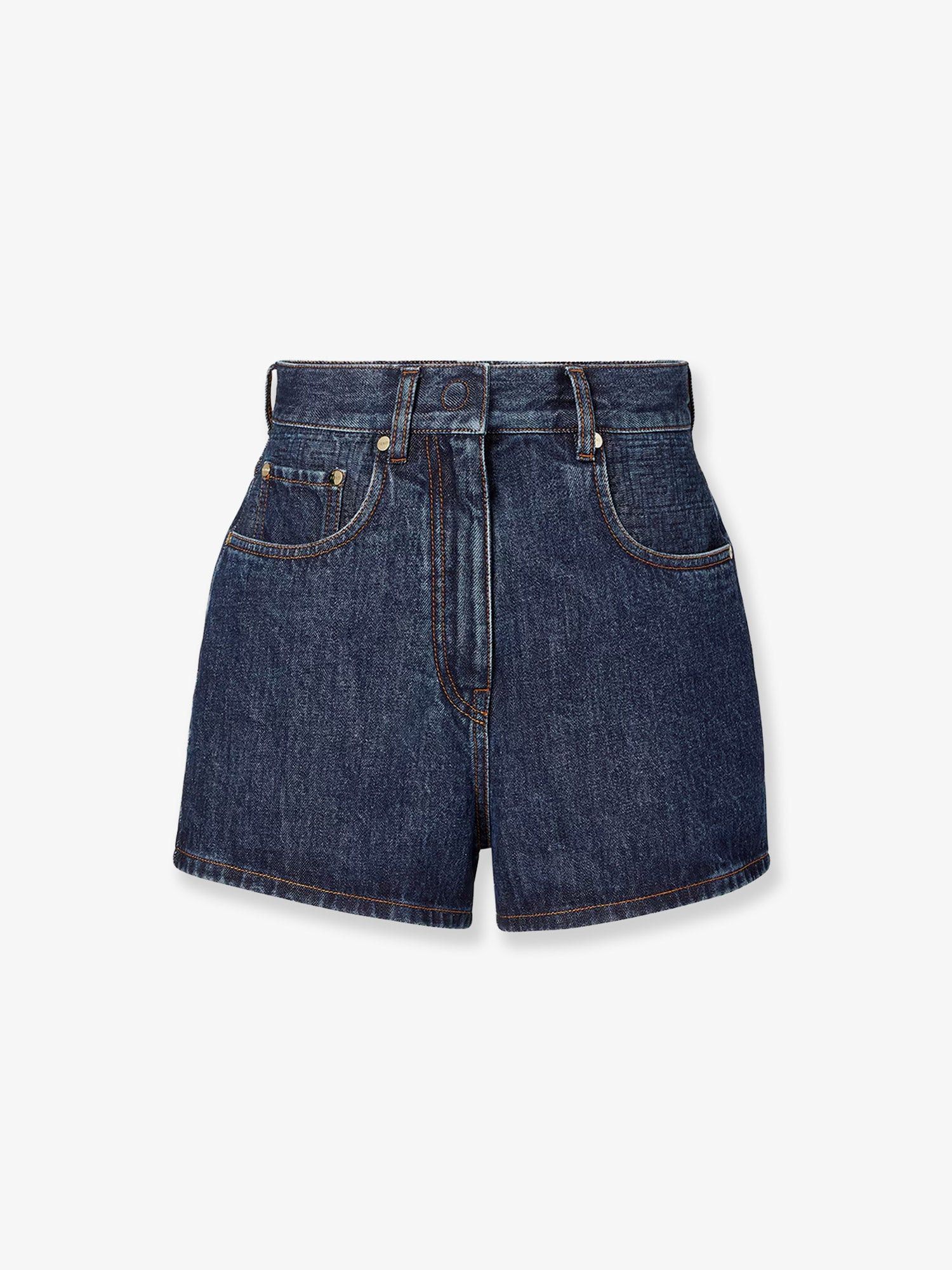 Fendi Denim Shorts Size 28" / US 6 / IT 42 - 1 Thumbnail