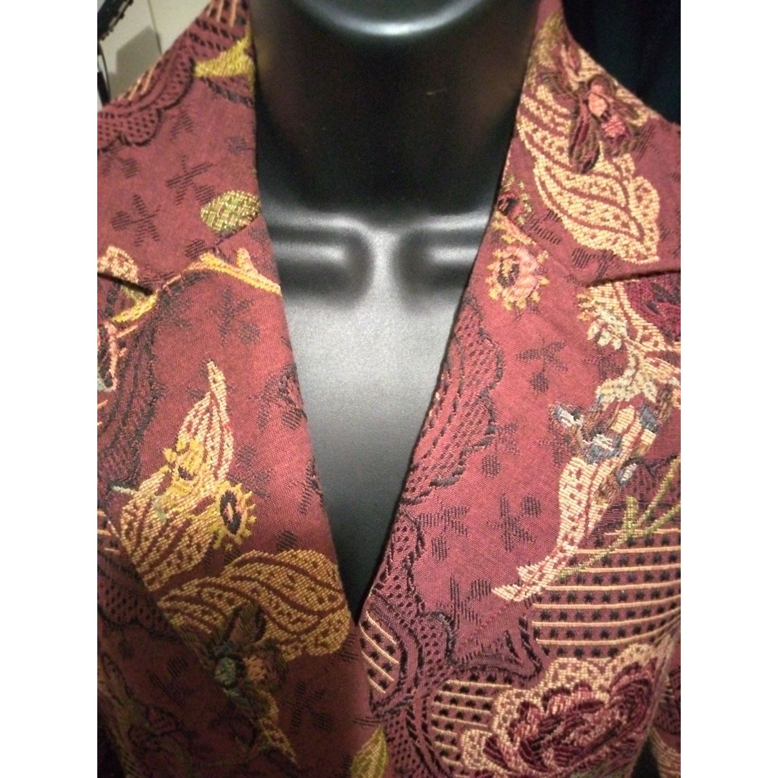 Other CABI Mulberry Tapestry Coat. Size 6 in Excellent Condition. Size M / US 6-8 / IT 42-44 - 7 Thumbnail