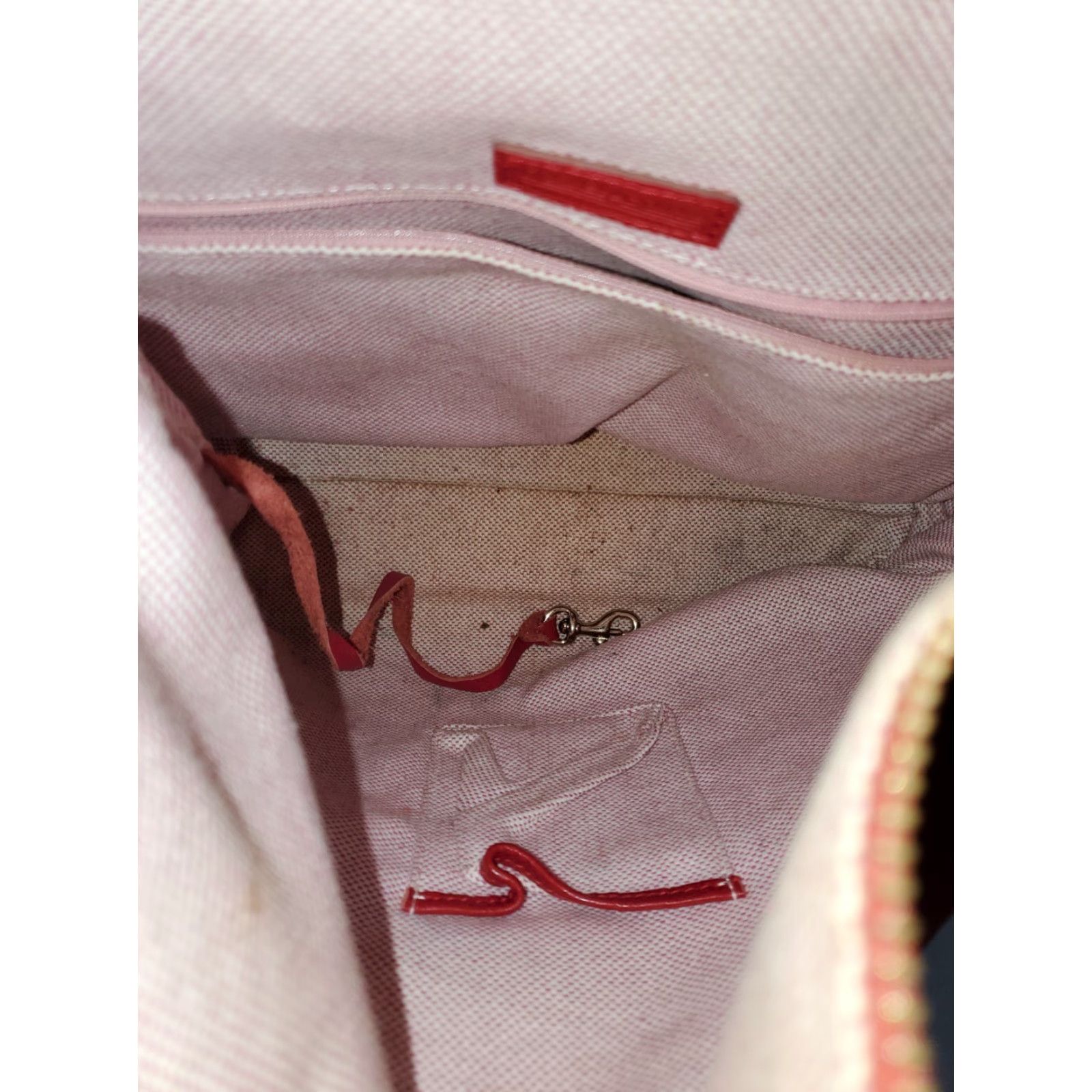 Dooney & Bourke VINTAGE Dooney & Bourke Signature Florentine Shoulder Handbag-Pebbled Leather Finish-Red Size ONE SIZE - 5 Thumbnail
