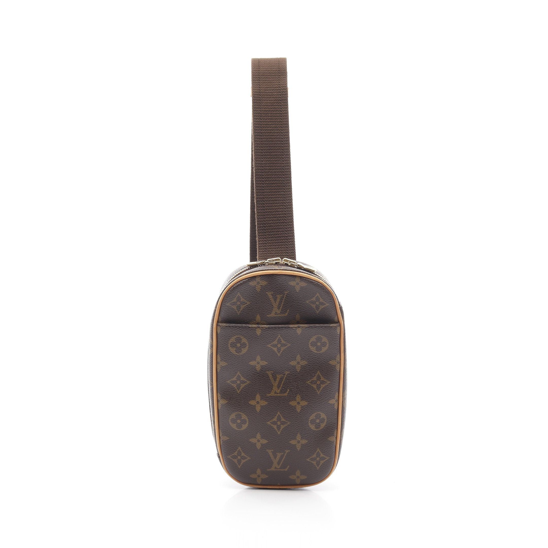 Louis Vuitton Louis Vuitton Pochette Ganju Monogram Body Bag Leather Brown Size ONE SIZE - 1 Thumbnail