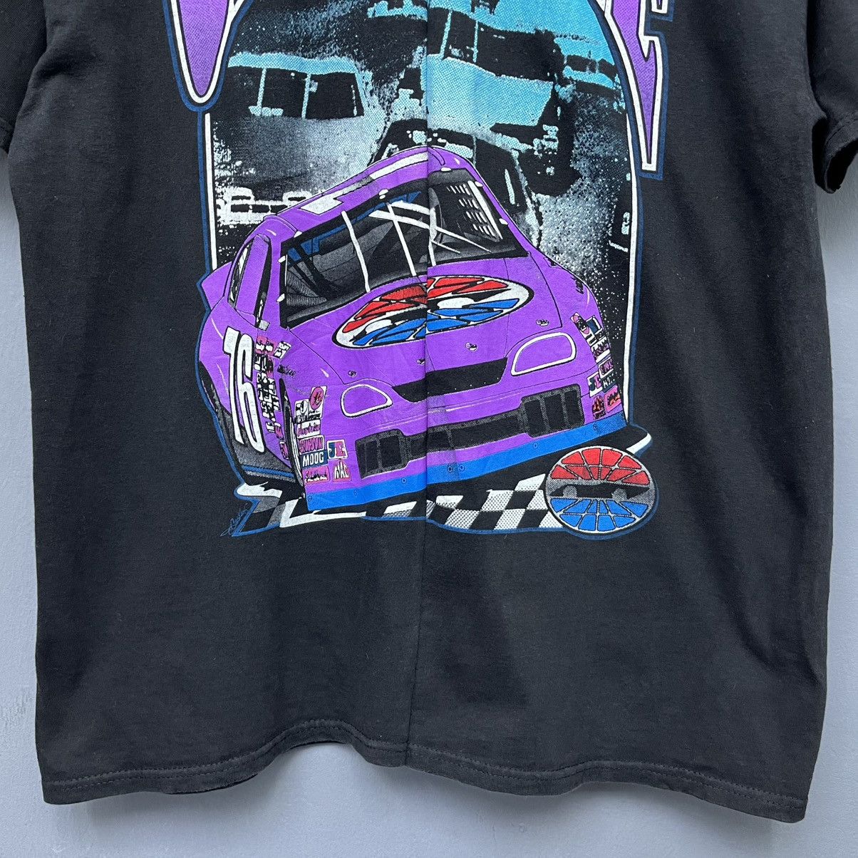 NASCAR Vintage 90s Nascar Winston Cup T-Shirt / Charlotte Speedway Size US XL / EU 56 / 4 - 4 Thumbnail