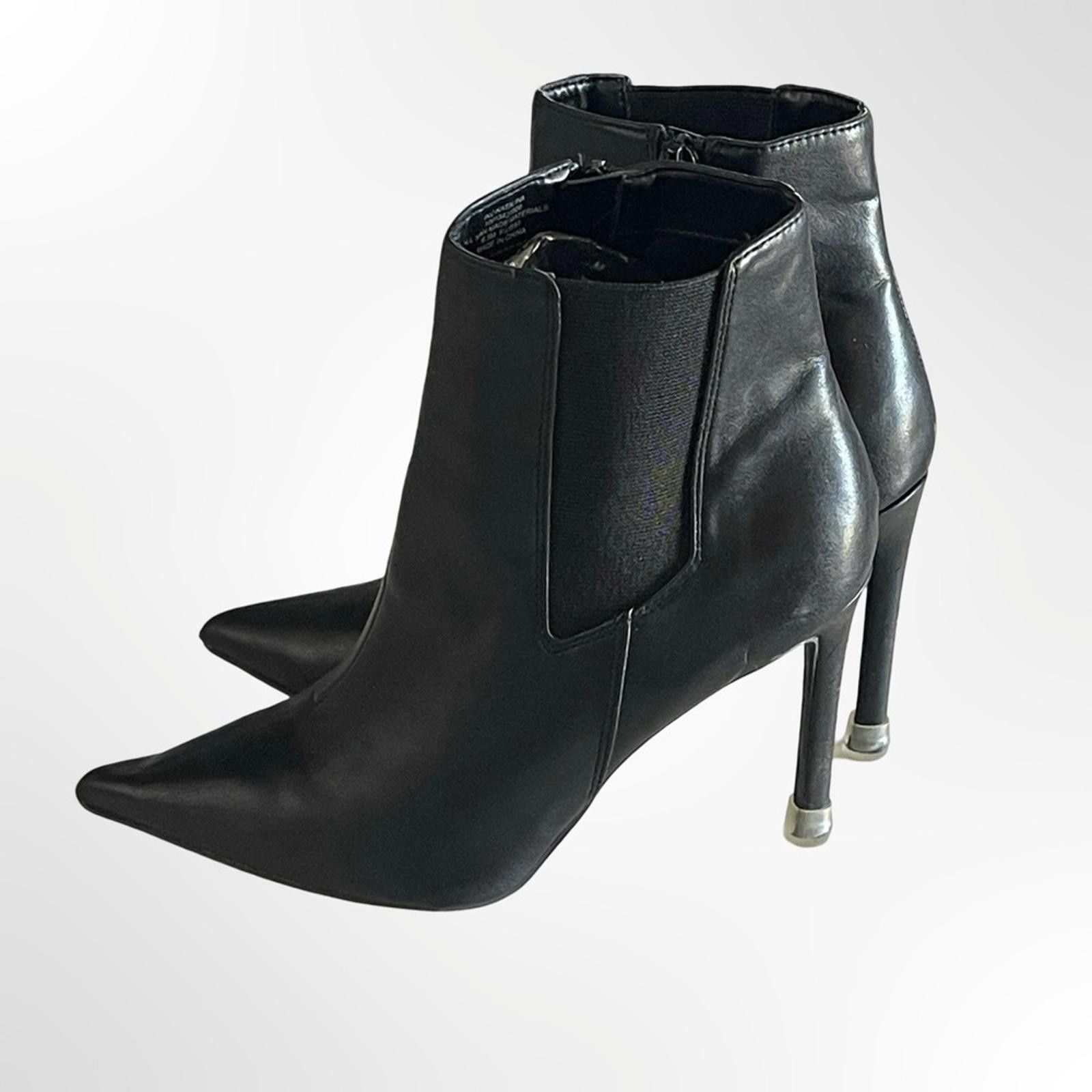 Other INC Women's Black Pointed-Toe Stiletto Ankle Booties in 6.5 Size US 6.5 / IT 36.5 - 3 Thumbnail