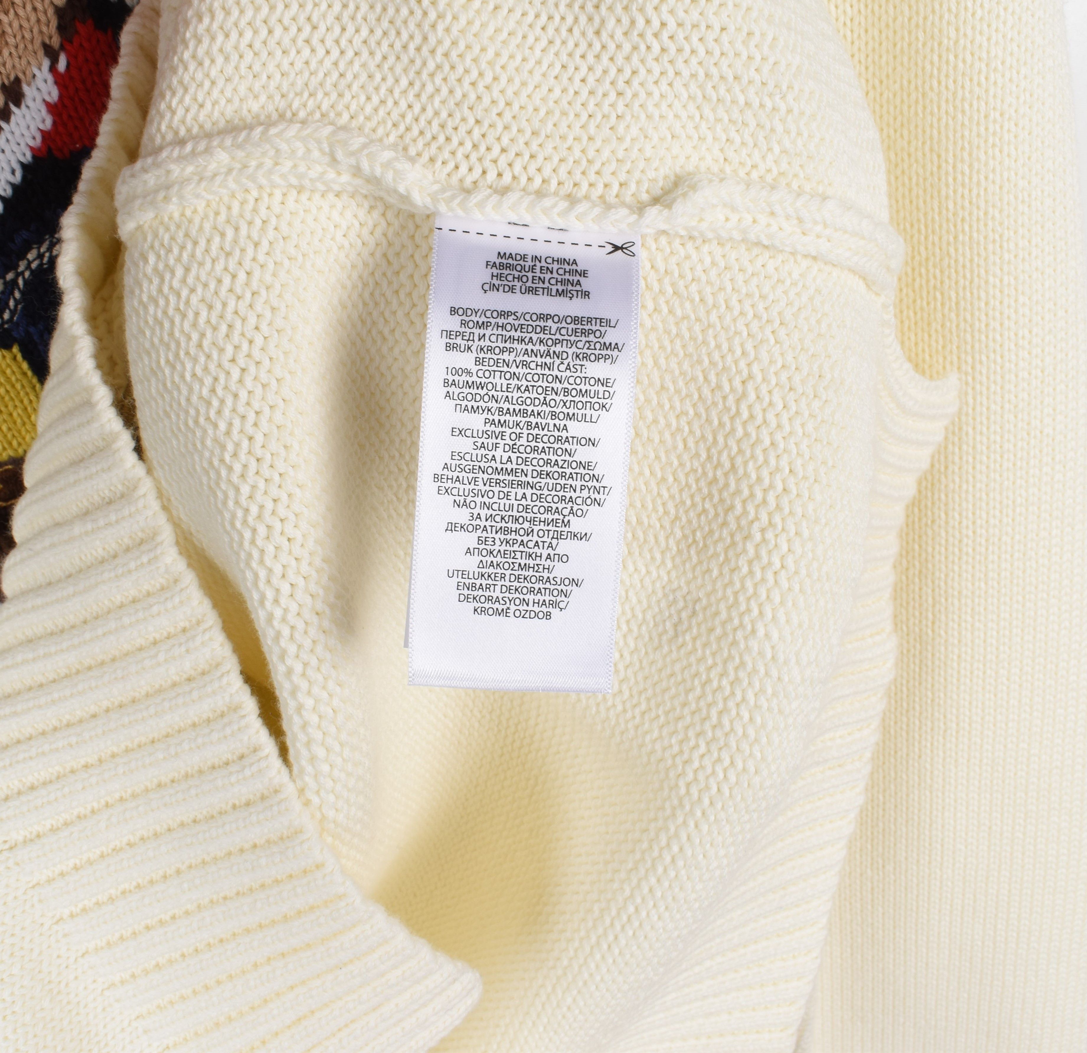 Polo Ralph Lauren New Polo Ralph Lauren Bear Women Cotton Sweater Sz M H5780-2 Size M / US 6-8 / IT 42-44 - 9 Thumbnail