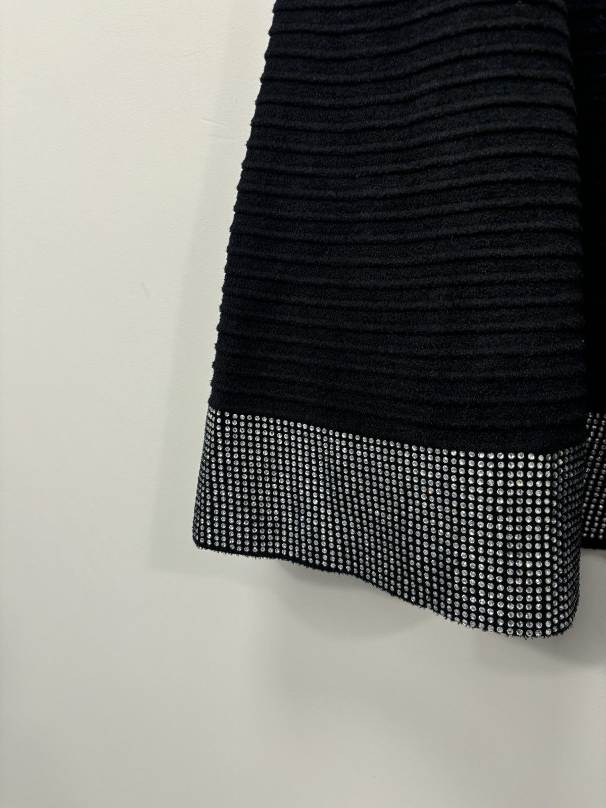 Sandro Sandro Paris NWT Velvet Knit Black Strapless Mini Dress Size S / US 4 / IT 40 - 18 Thumbnail
