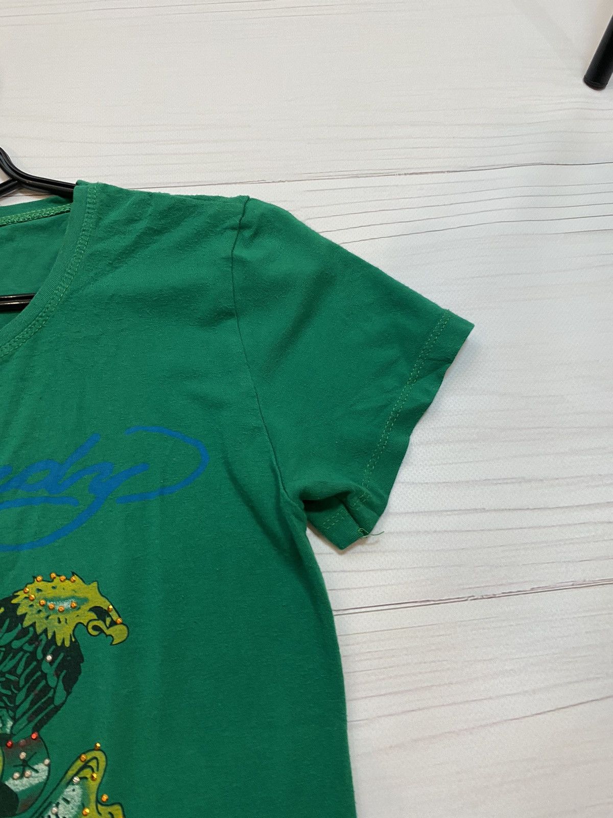 Christian Audigier × Ed Hardy Ed Hardy Death Of Glory Christian Audigier y2k T Shirt Size L / US 10 / IT 46 - 6 Thumbnail