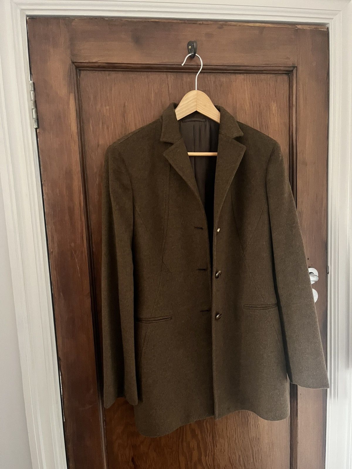 Kiton Kiton brown cashmere overcoat size small /it 44 Size US S / EU 44-46 / 1 - 1 Thumbnail