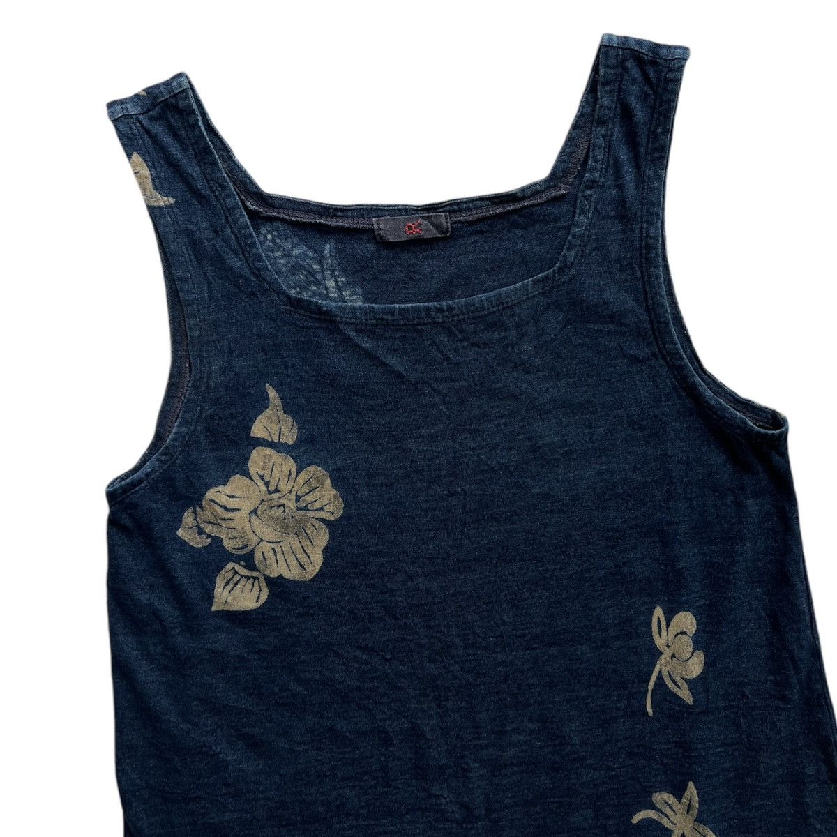 45rpm × Kapital 45RPM INDIGO HIBISCUS TANKTOP Size S / US 4 / IT 40 - 3 Thumbnail