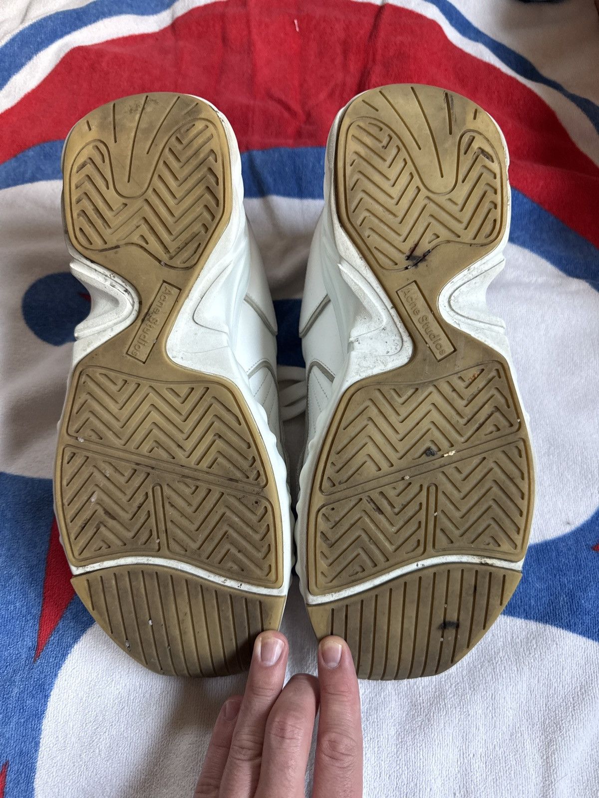 Acne Studios Acne Studios Rockaway Leather Sneakers Size US 12 / EU 45 - 7 Thumbnail