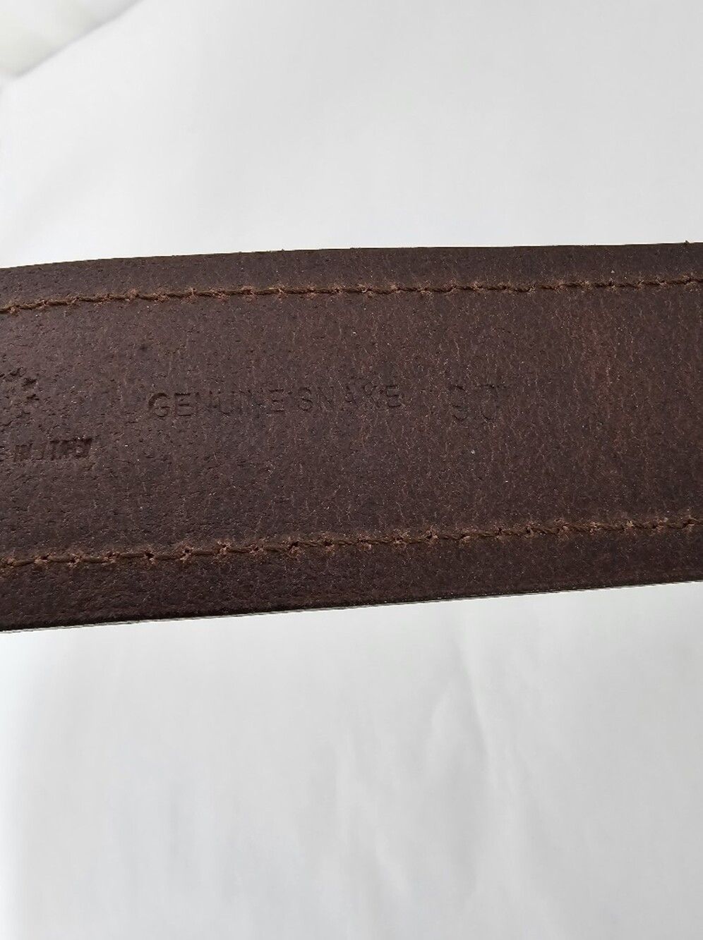 Other Vintage Claudio Orciani Python Snakeskin Leather Belt Size ONE SIZE - 8 Thumbnail