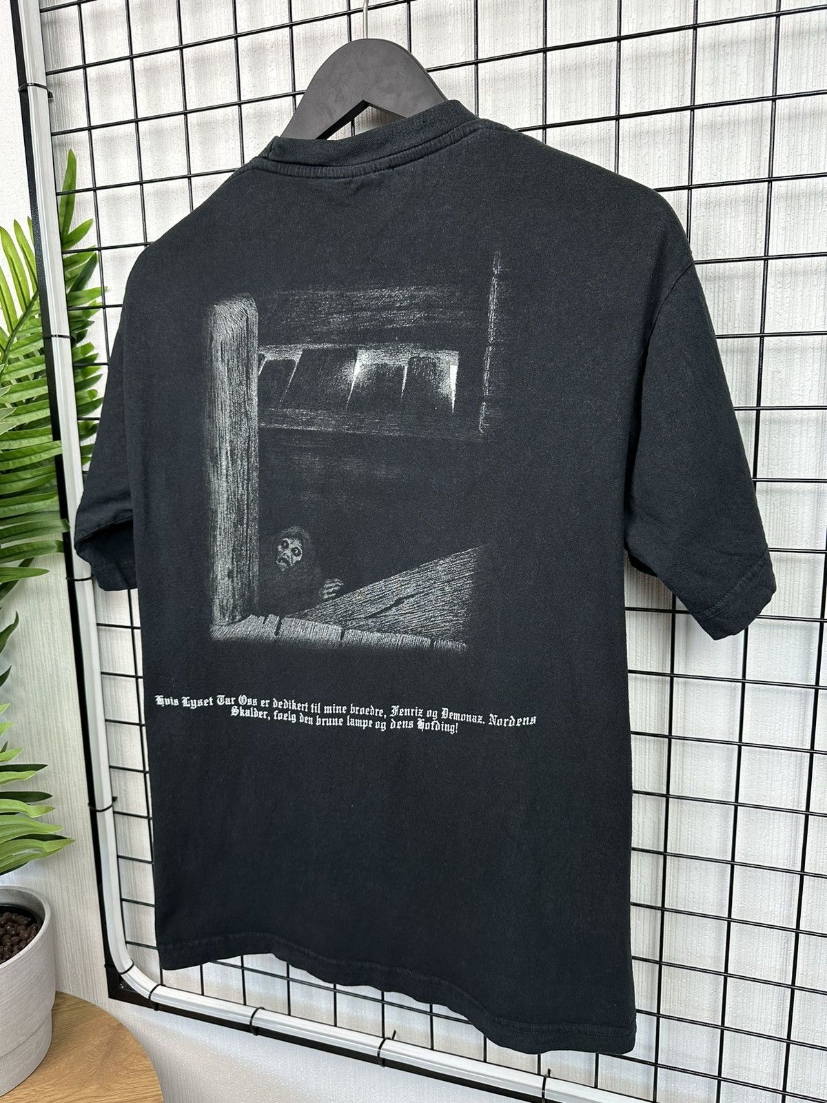 Band Tees × Vintage Vintage rare 90s Burzum Hvis lyset tar oss T-shirt Men L Size US L / EU 52-54 / 3 - 14 Thumbnail