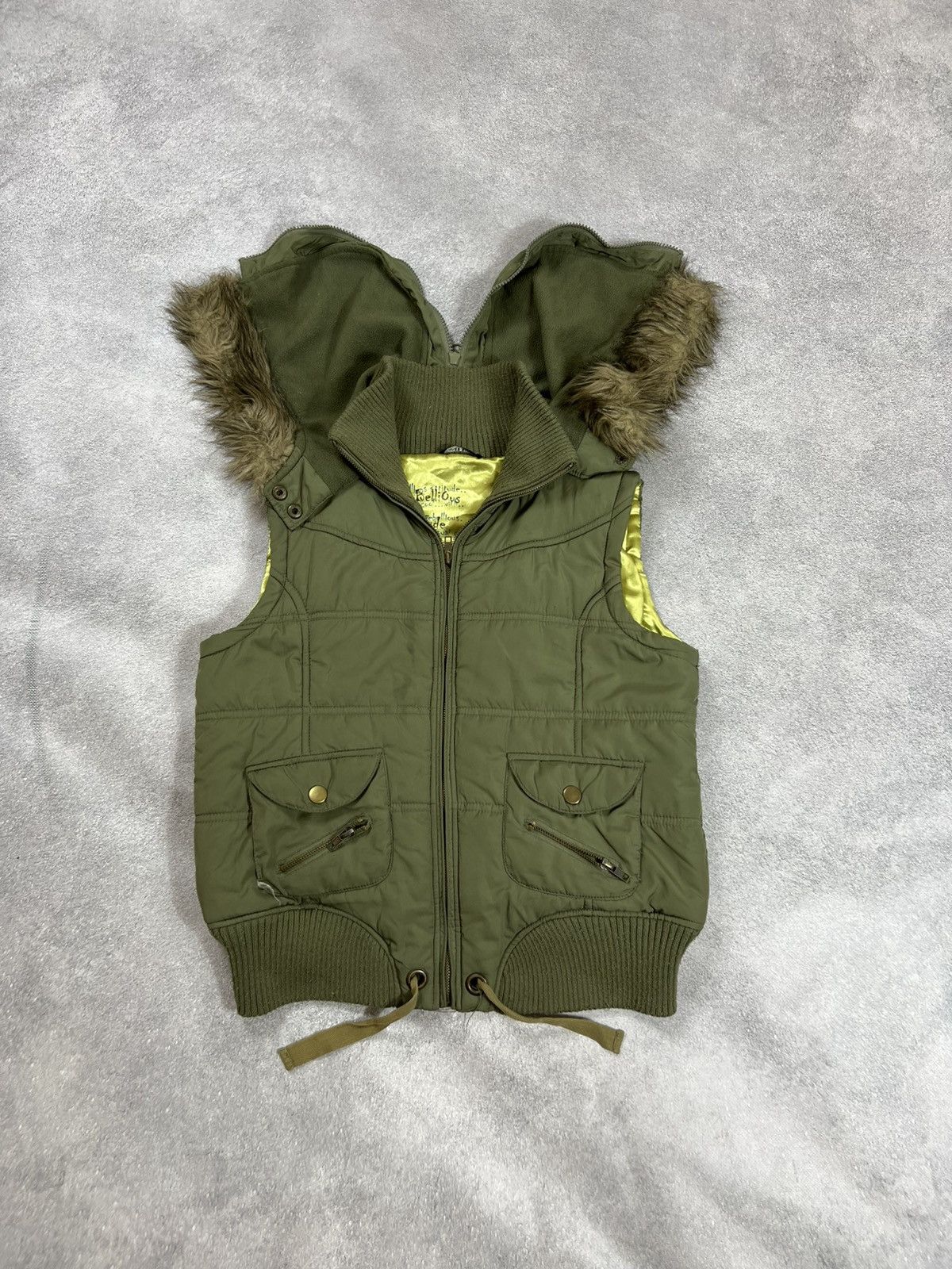 Hysteric Glamour Junya Watanabe Style Carti Leather Vest With Fur y2k Size US S / EU 44-46 / 1 - 4 Thumbnail