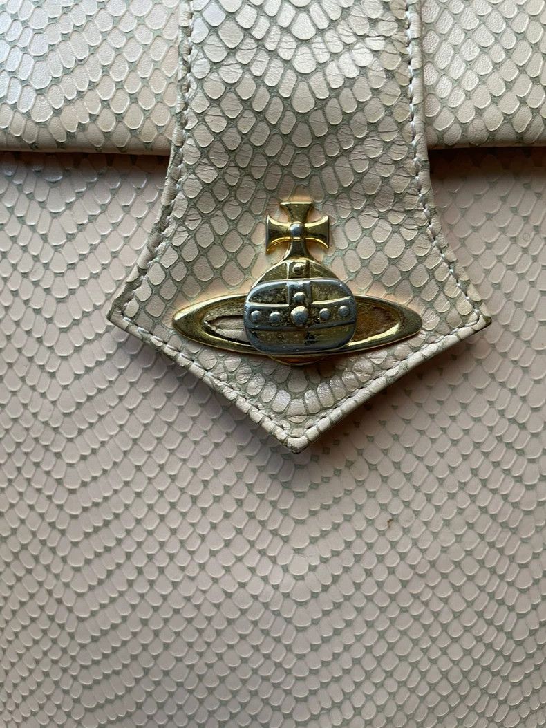 Vivienne Westwood Vivienne Westwood size os Nude Snake Print Handbag Basket G Size ONE SIZE - 2 Thumbnail