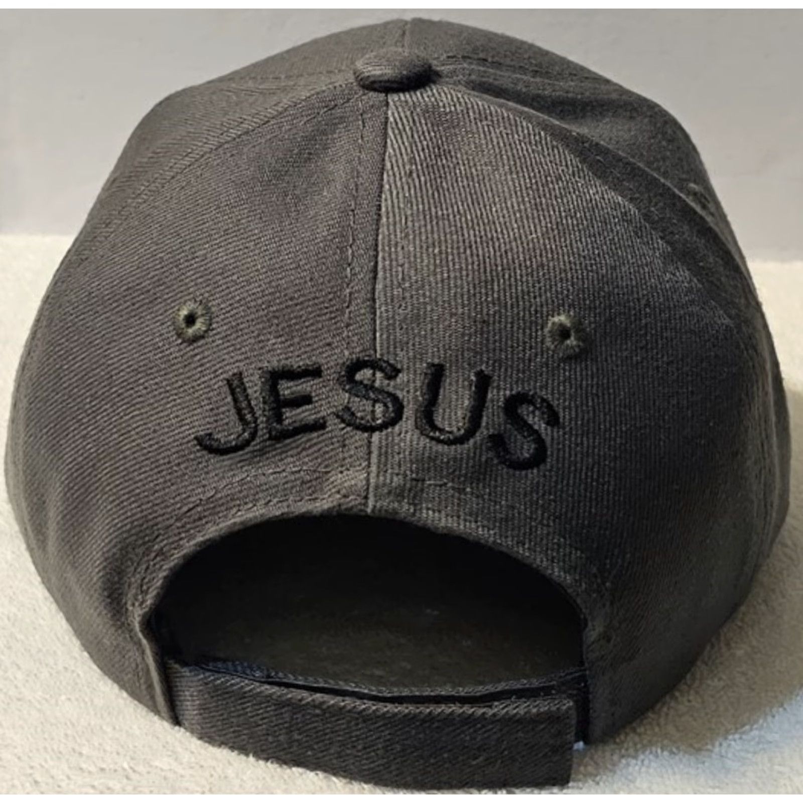 Vintage I LOVE HEART JESUS RELIGIOUS GOD BASEBALL CAP GREY Size ONE SIZE - 2 Thumbnail