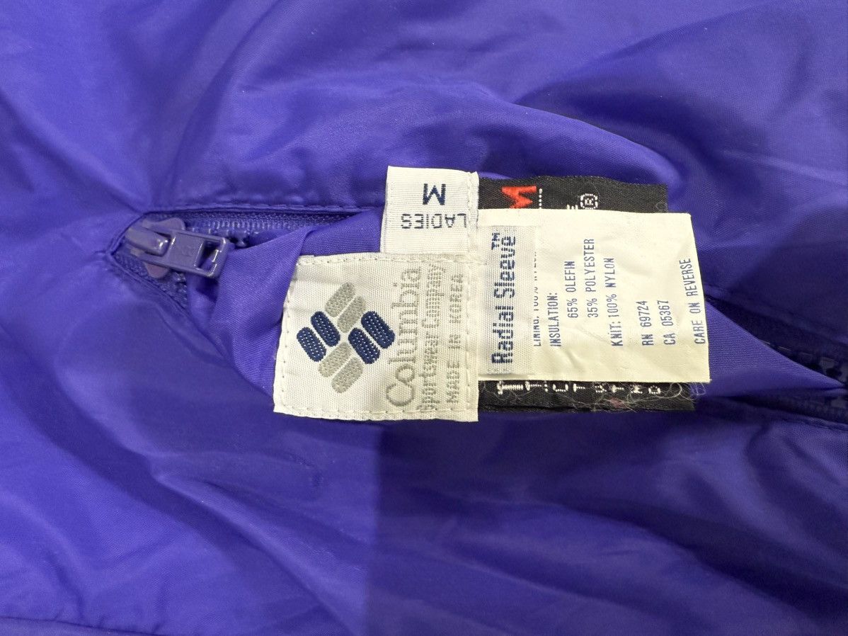 Columbia Vintage Columbia 90s Reversible Bomber Jacket Purple/Teal M Size M / US 6-8 / IT 42-44 - 10 Thumbnail