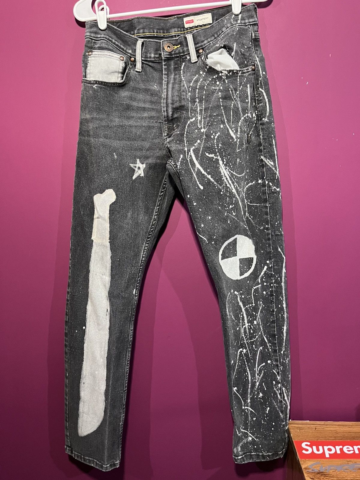 Other Custom bleach jeans Size US 29 - 1 Thumbnail