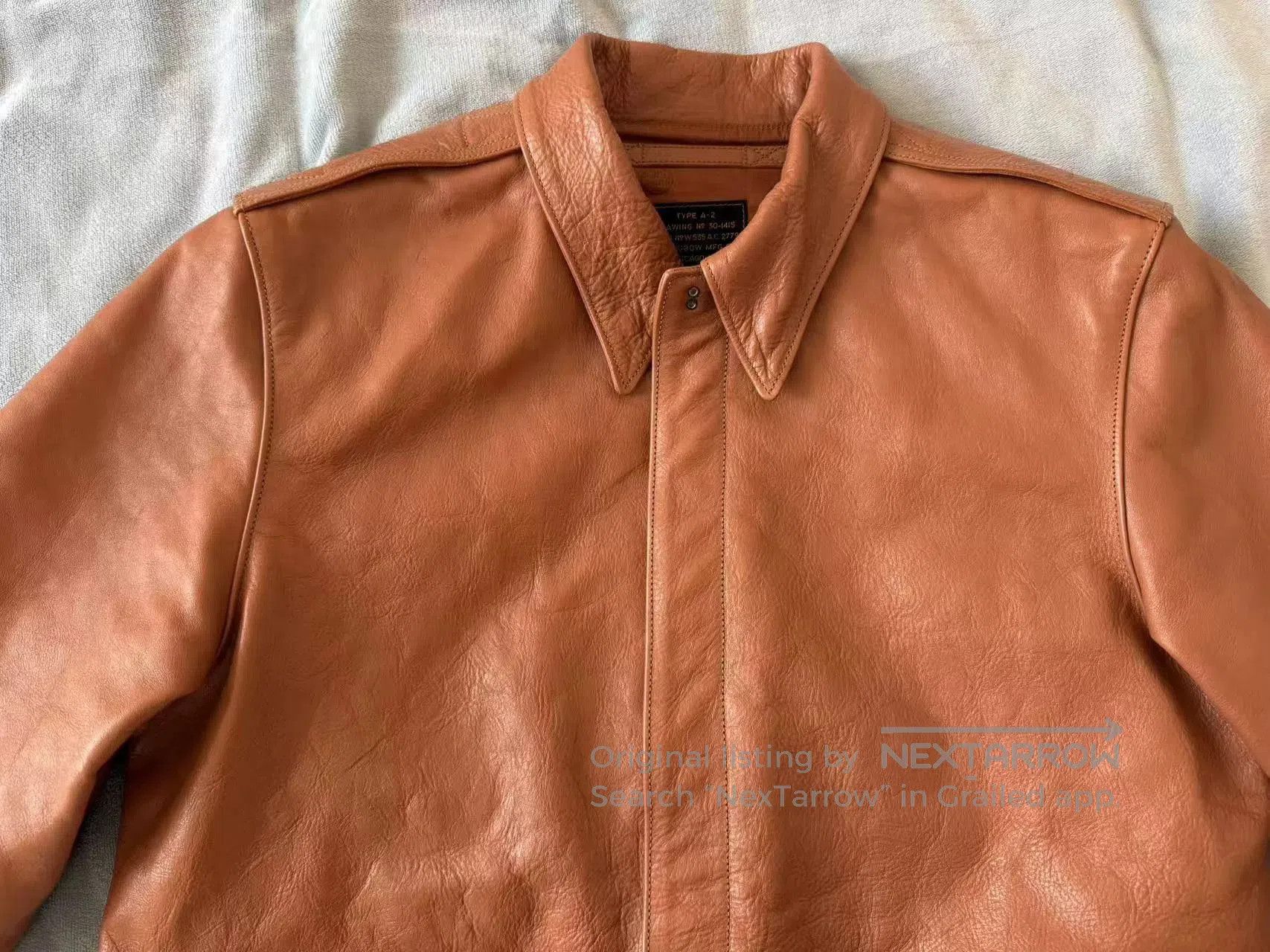 Rainbow Country A2 Leather Jacket Size 42. Size US XS / EU 42 / 0 - 4 Thumbnail