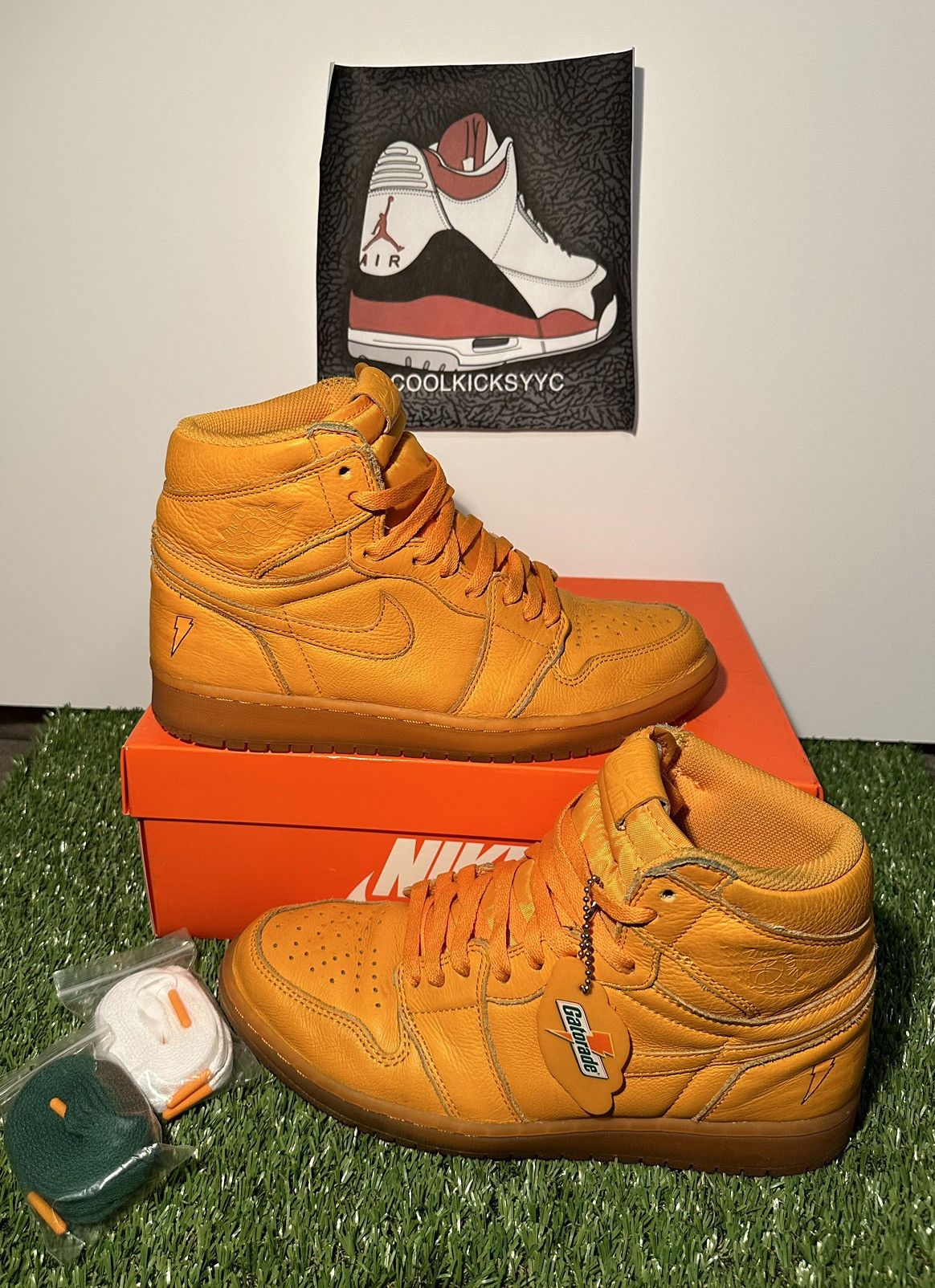 Jordan Brand Jordan 1 Retro High Gatorade Orange Peel Grailed