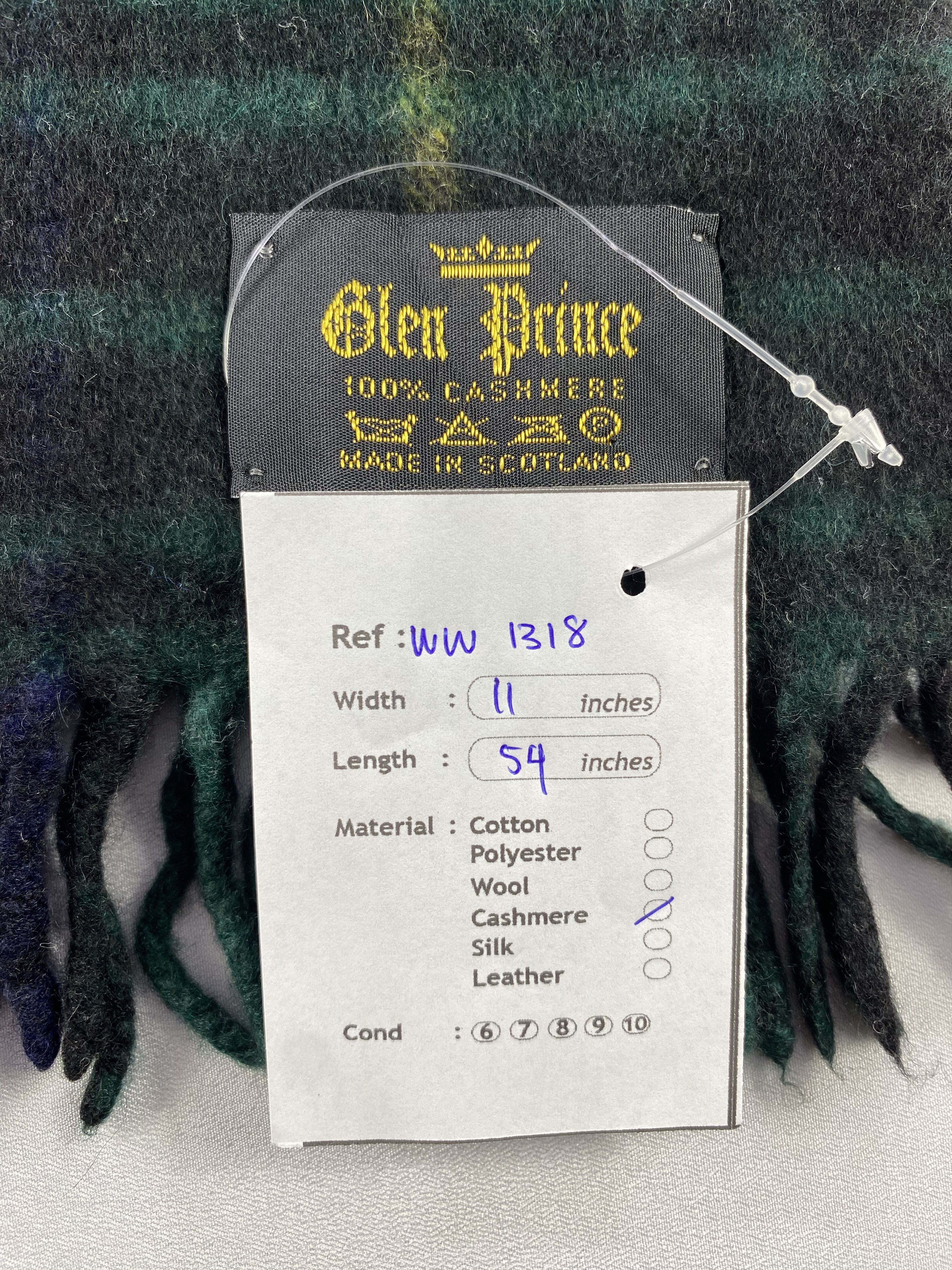 Vintage Glen Prince Scarf / Muffler / Neckwear - WW1318 Size ONE SIZE - 5 Thumbnail