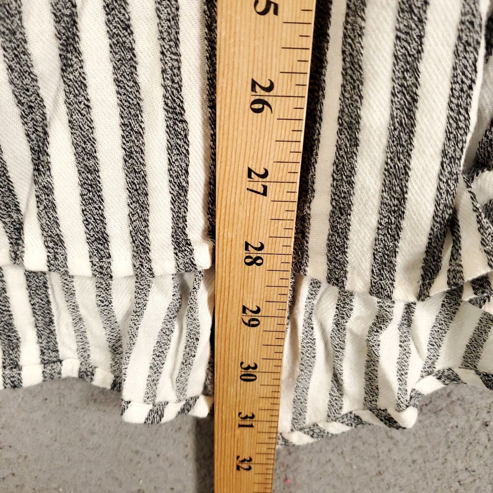 Soft Surroundings Soft Surroundings Tunic Shirt Womens M Black White Striped Button Up Read Size M / US 6-8 / IT 42-44 - 3 Thumbnail