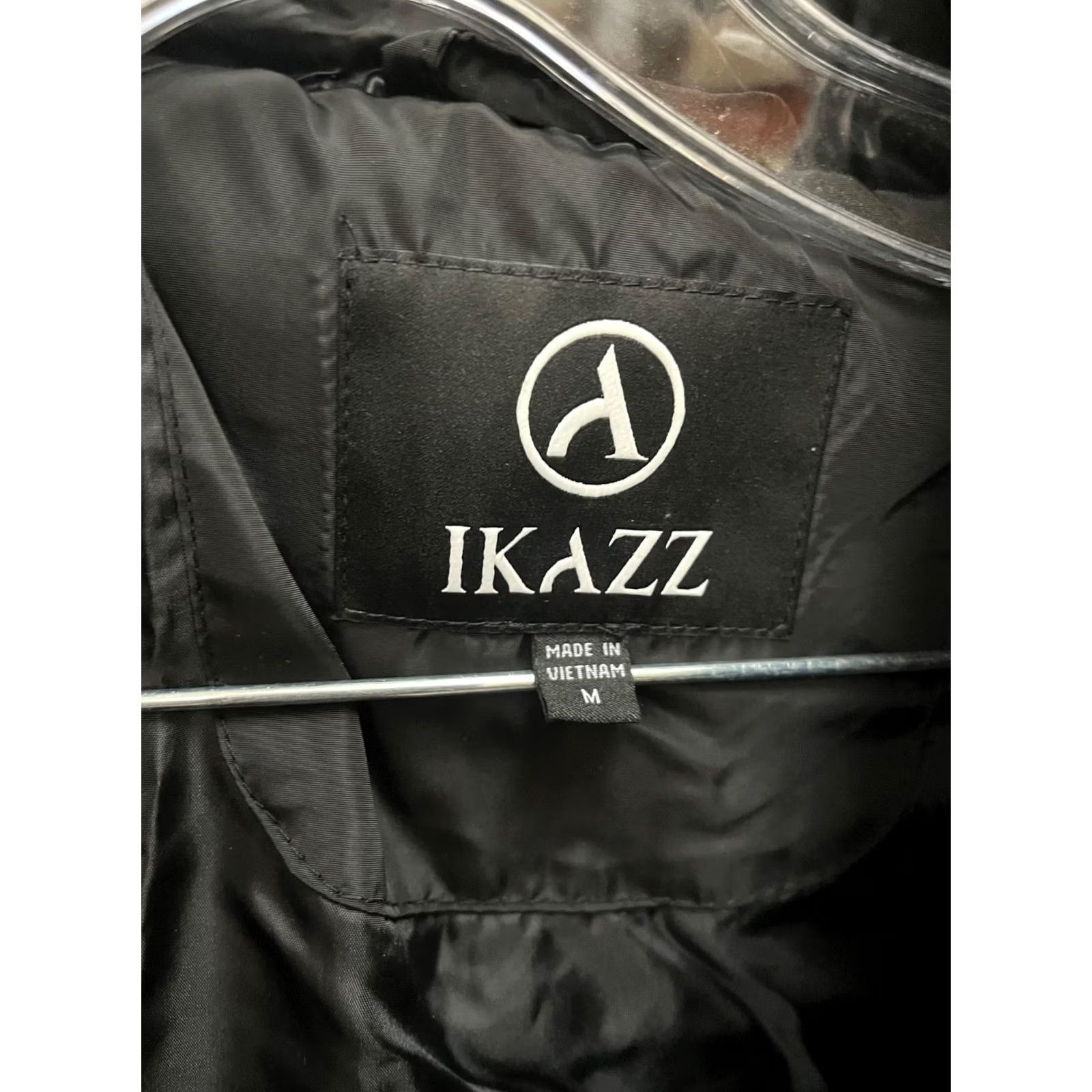Vintage IKAZZ Black Lightweight Coat M NEW WITH IMPERFECTIONS Size M / US 6-8 / IT 42-44 - 3 Thumbnail