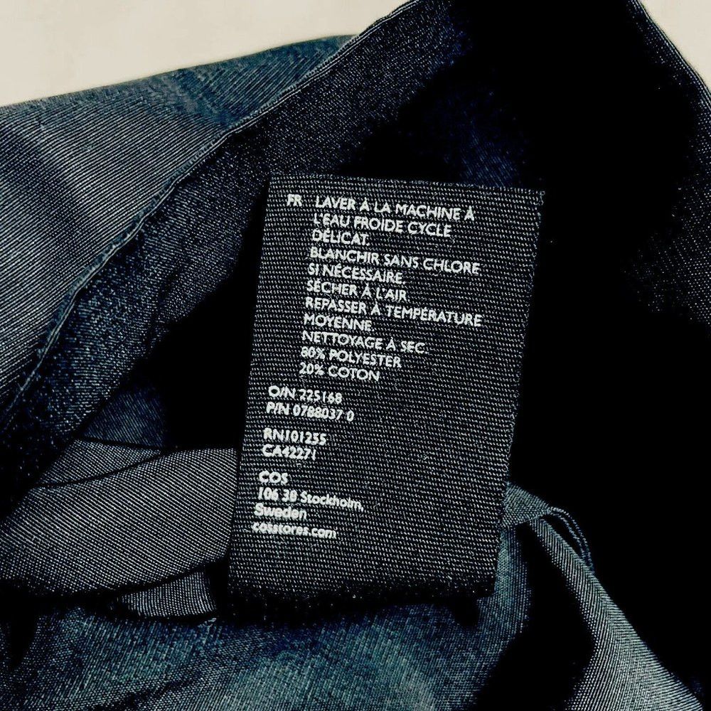 Cos NWT New $99 COS Navy Ring Detail Top Size 2 Size XS / US 0-2 / IT 36-38 - 8 Thumbnail