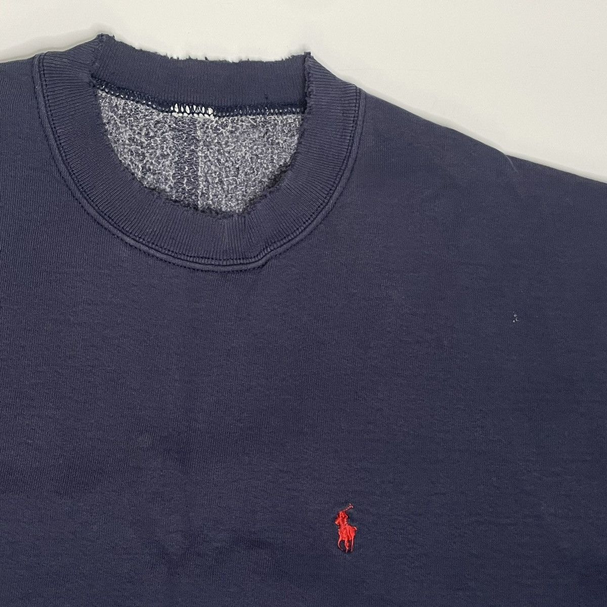Polo Ralph Lauren × Vintage thrashed polo sweatshirt Size US L / EU 52-54 / 3 - 3 Thumbnail