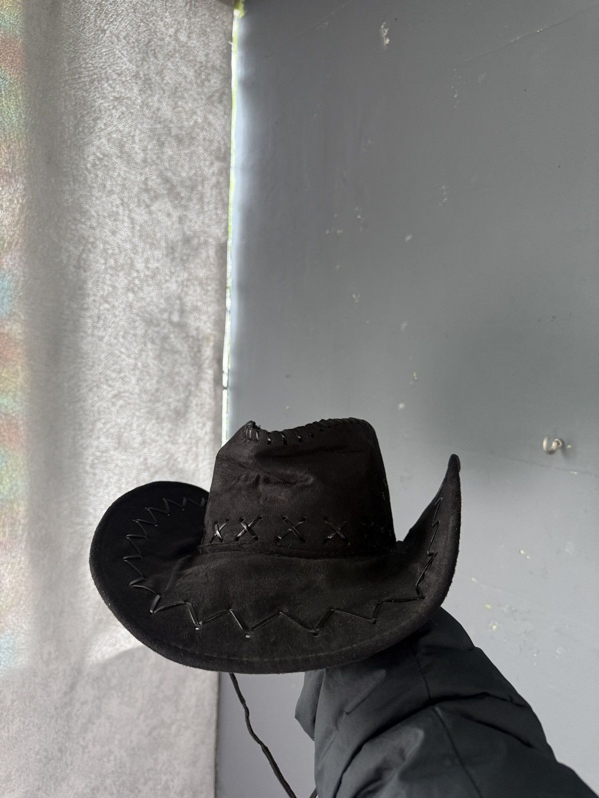 Western Rise Faux Leather Vintage Western Cowboy Hat Size ONE SIZE - 1 Thumbnail