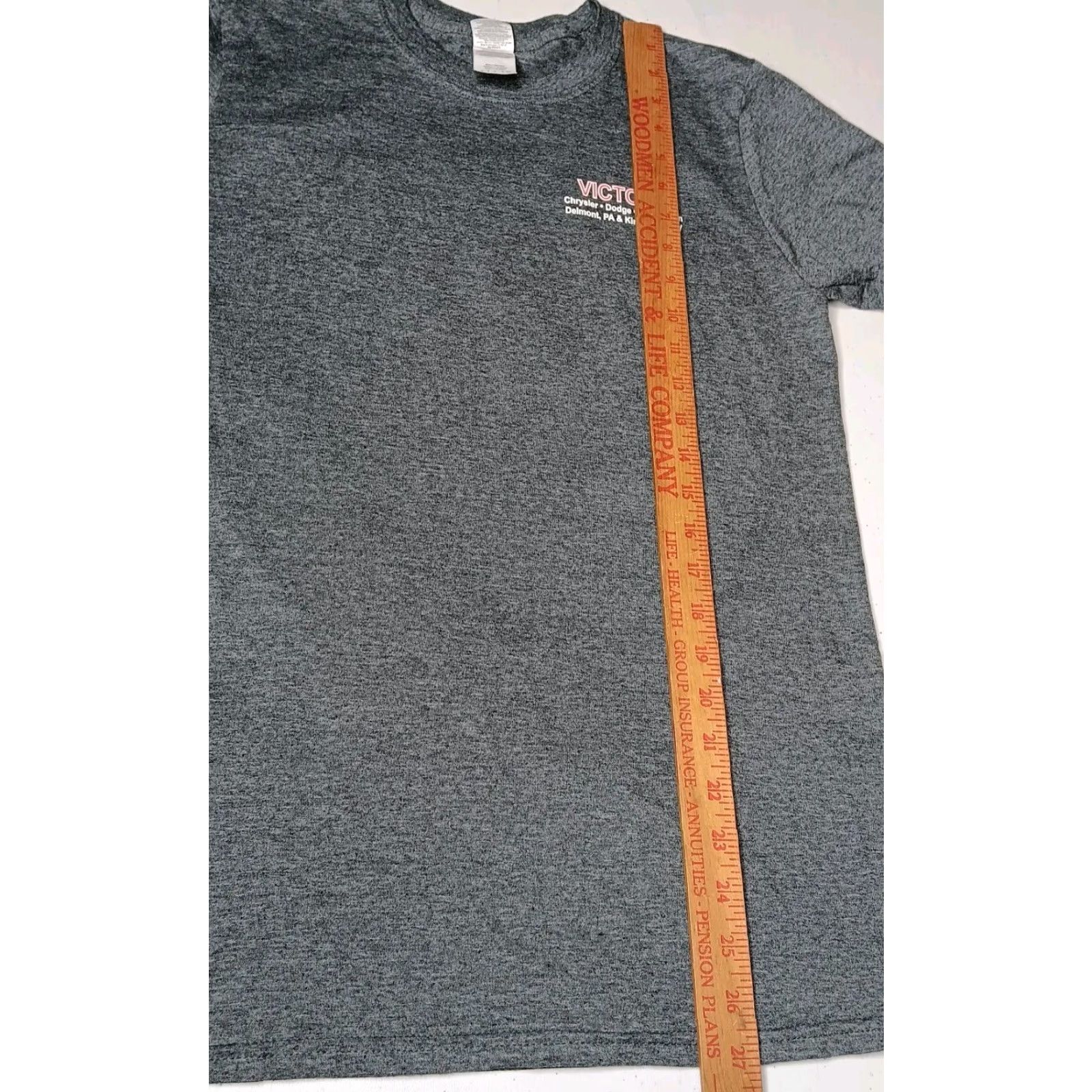 Jeep Dodge Shirt Mens Small Gray Victory Chrysler Dodge Jeep Ram Trucks Auto Size US S / EU 44-46 / 1 - 7 Thumbnail