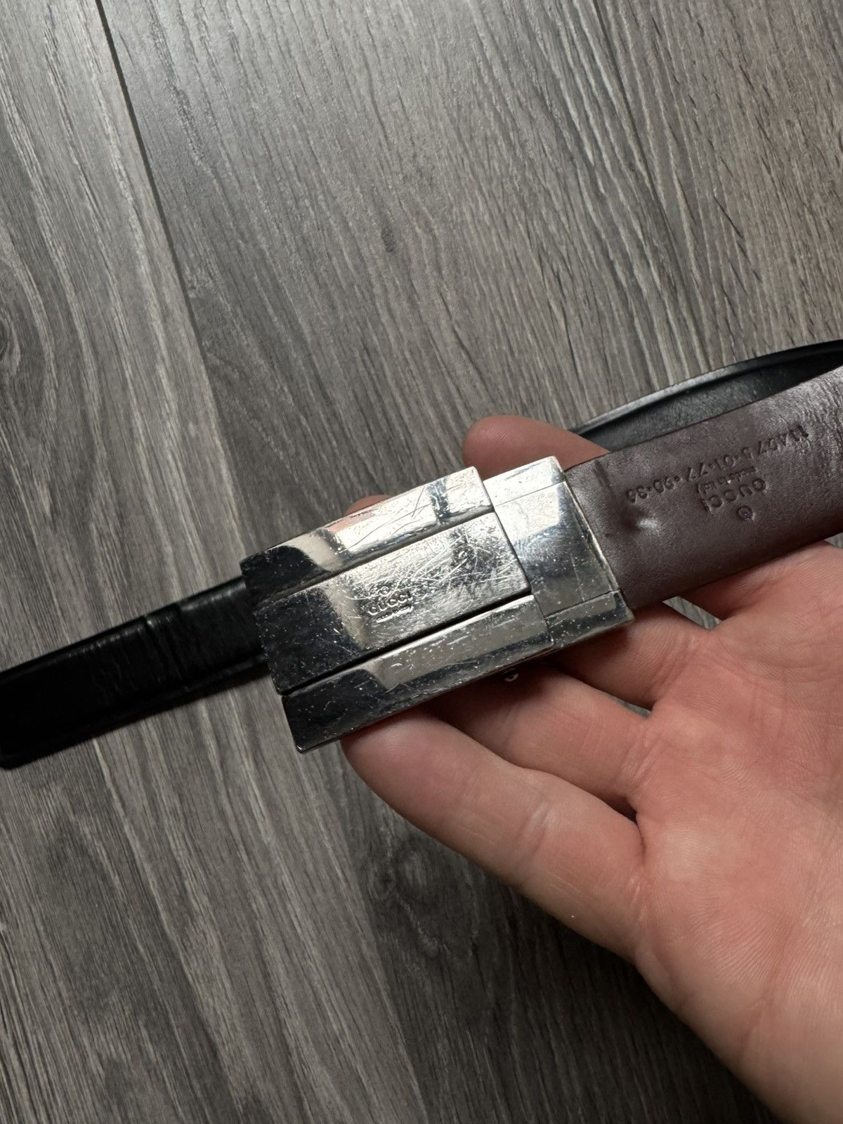 Gucci Gucci GG Brown/Black Reversible belt OS used condition Size ONE SIZE - 3 Thumbnail