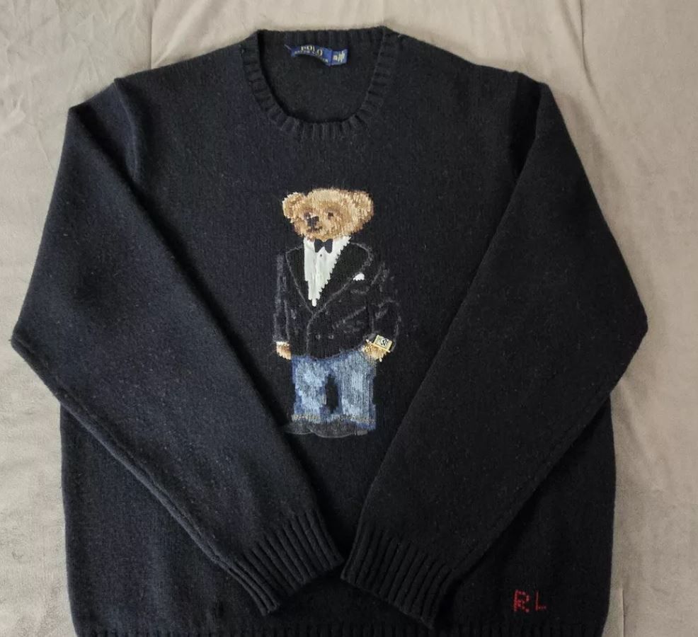 Polo Ralph Lauren Polo Ralph Lauren Wool/Cashmere Tuxedo Bear Sweater XXL Size US XXL / EU 58 / 5 - 2 Thumbnail
