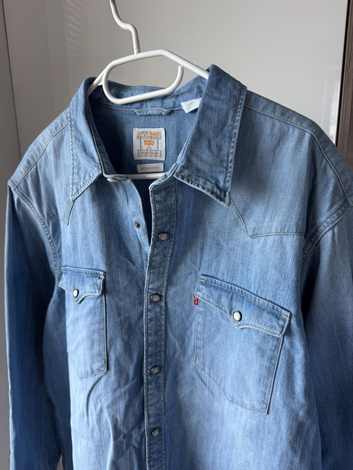 Levi's Levi’s Barstow Western Standard Cowboy Jacket Shirt Size US XL / EU 56 / 4 - 7 Thumbnail
