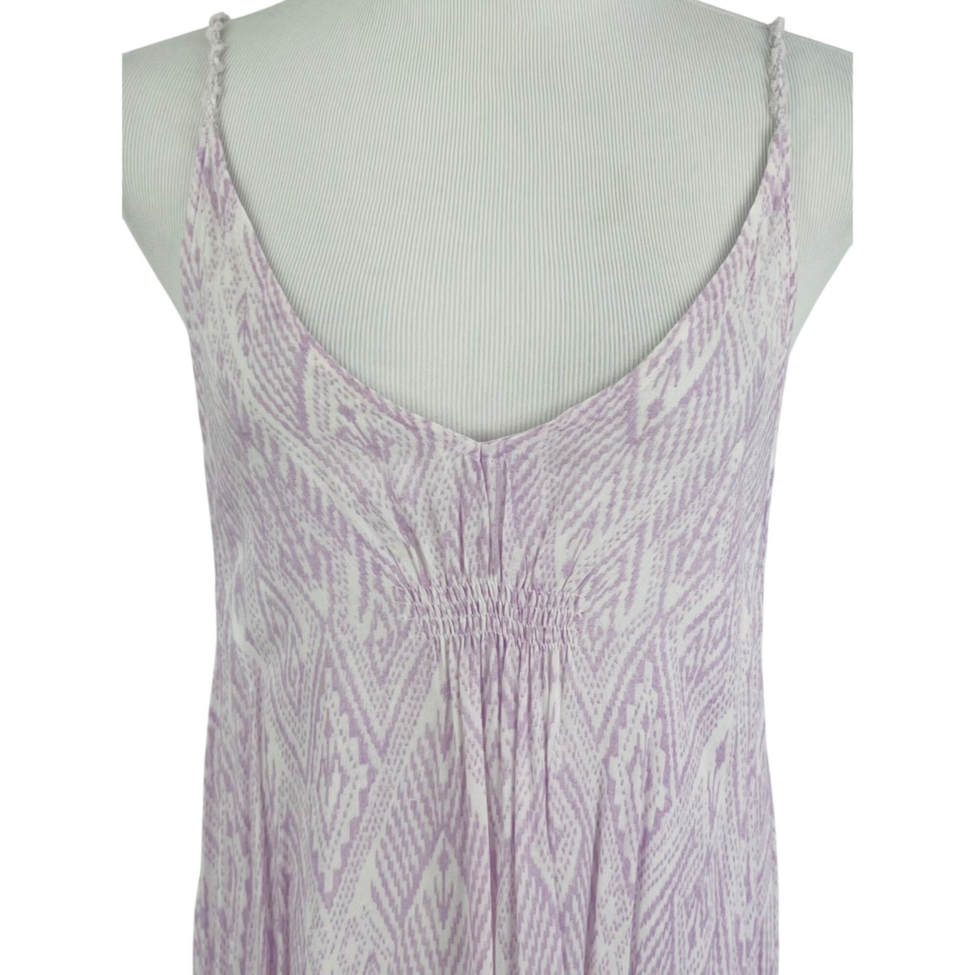 Free People Free People Lilac Flowy Asymmetrical Midi Slip Dress | Balle Size S / US 4 / IT 40 - 3 Thumbnail
