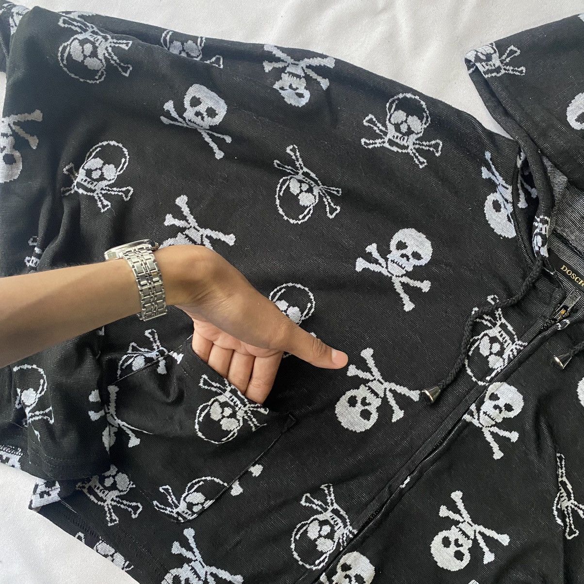 If Six Was Nine × Japanese Brand × Le Grande Bleu (L.G.B.) Zipper Skull Winged Hooded Outerwear Grunge Goth Style Size US M / EU 48-50 / 2 - 4 Thumbnail