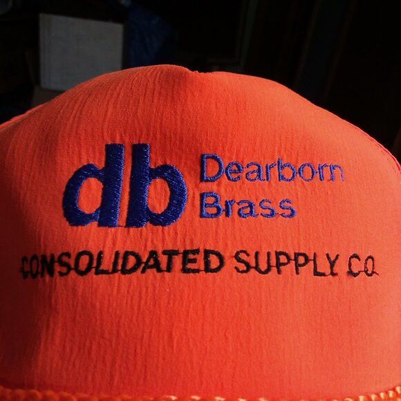 Other DS Vintage Dearborn Brass Consolidated Supply Trucker Hat Size ONE SIZE - 2 Thumbnail
