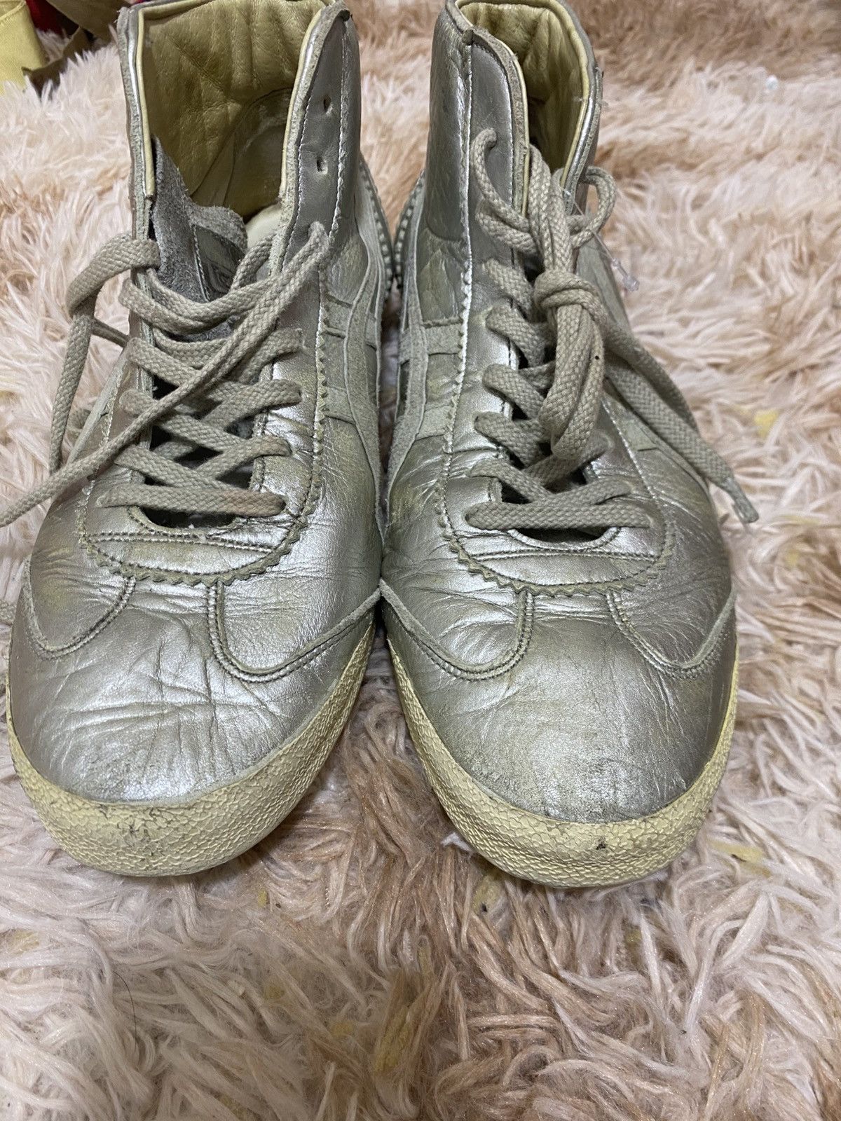 Onitsuka Tiger “Onitsuka Tiger Mexico Mid Runner Deluxe TH3L1L Silver Size US 6.5 / EU 39-40 - 6 Thumbnail