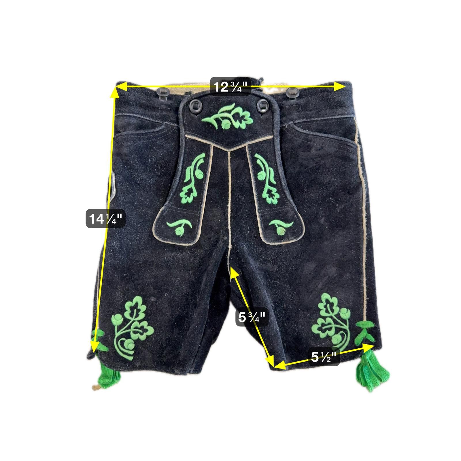 Other High Quality Bavarian Deerskin Leather Lederhosen Size ONE SIZE - 10 Thumbnail